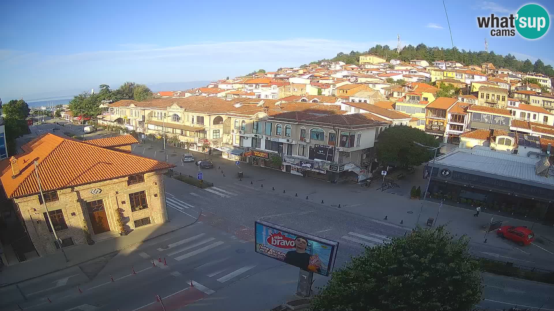 Webcam de la vieille ville et du centre d’Ohrid