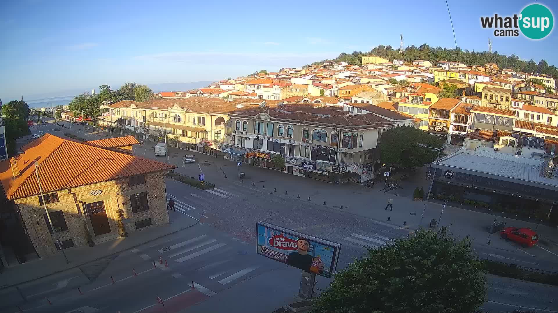 Webcam Altstadt und Zentrum von Ohrid