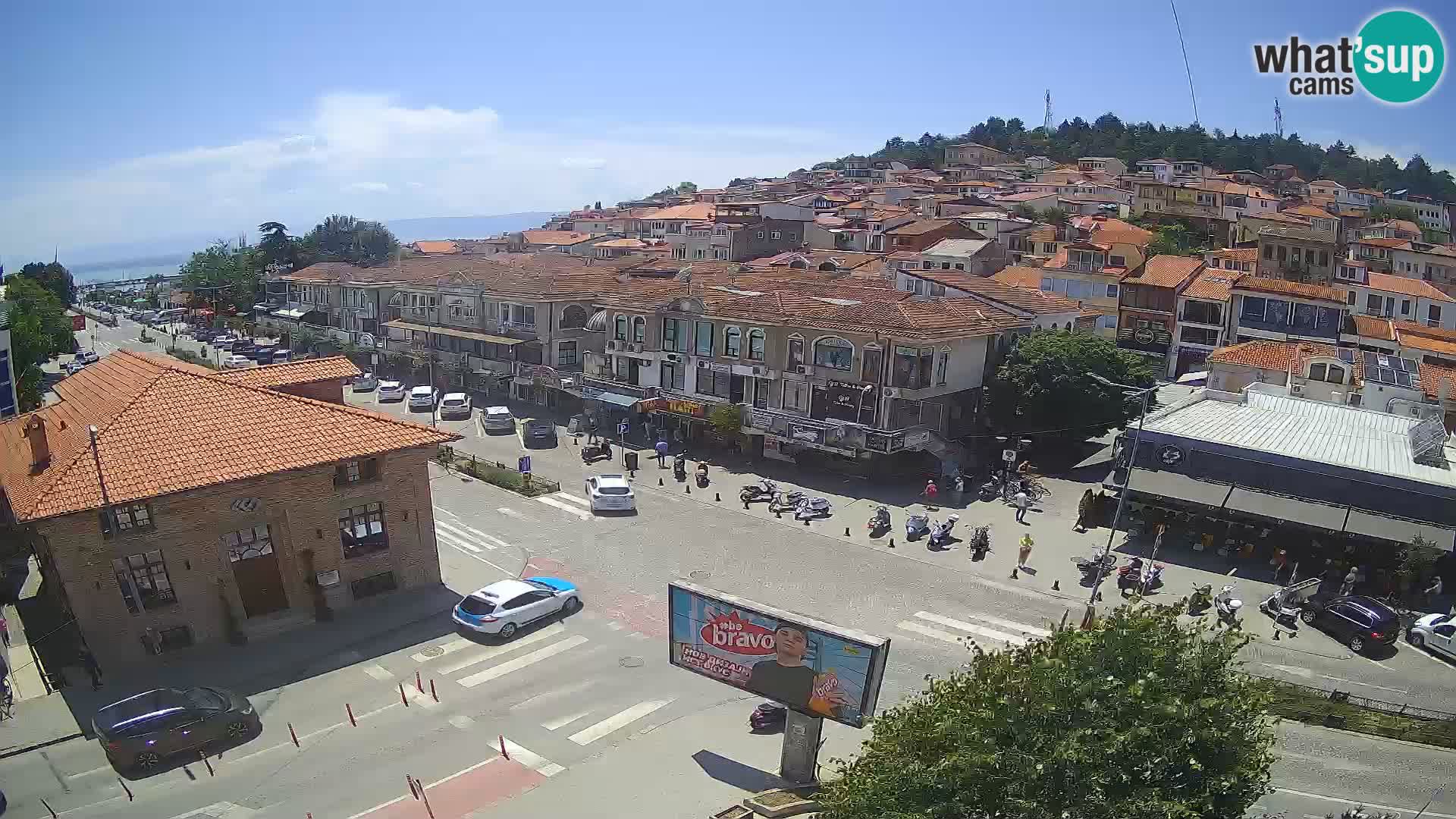 Webcam Ohrid old town and center