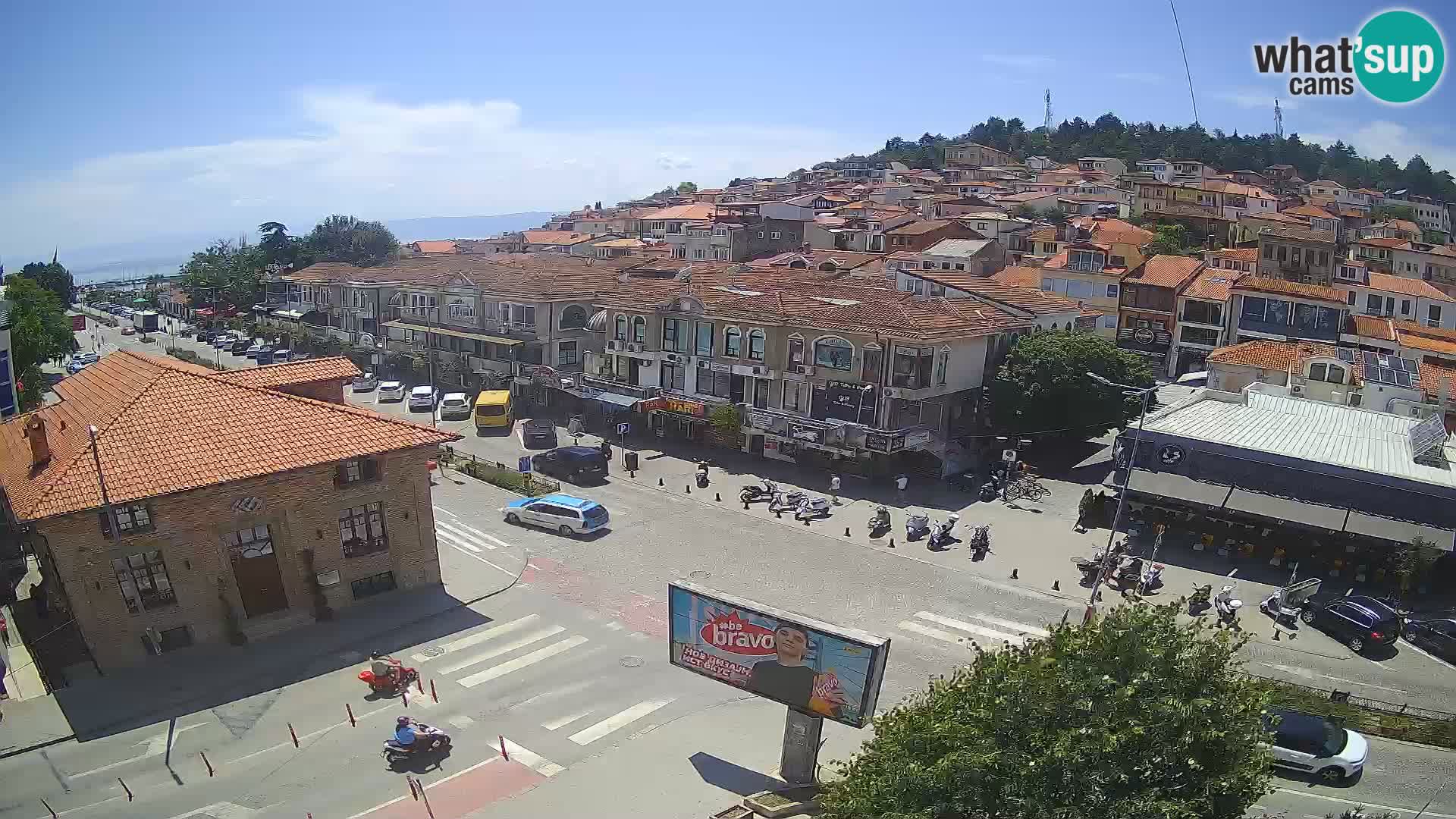 Webcam Altstadt und Zentrum von Ohrid