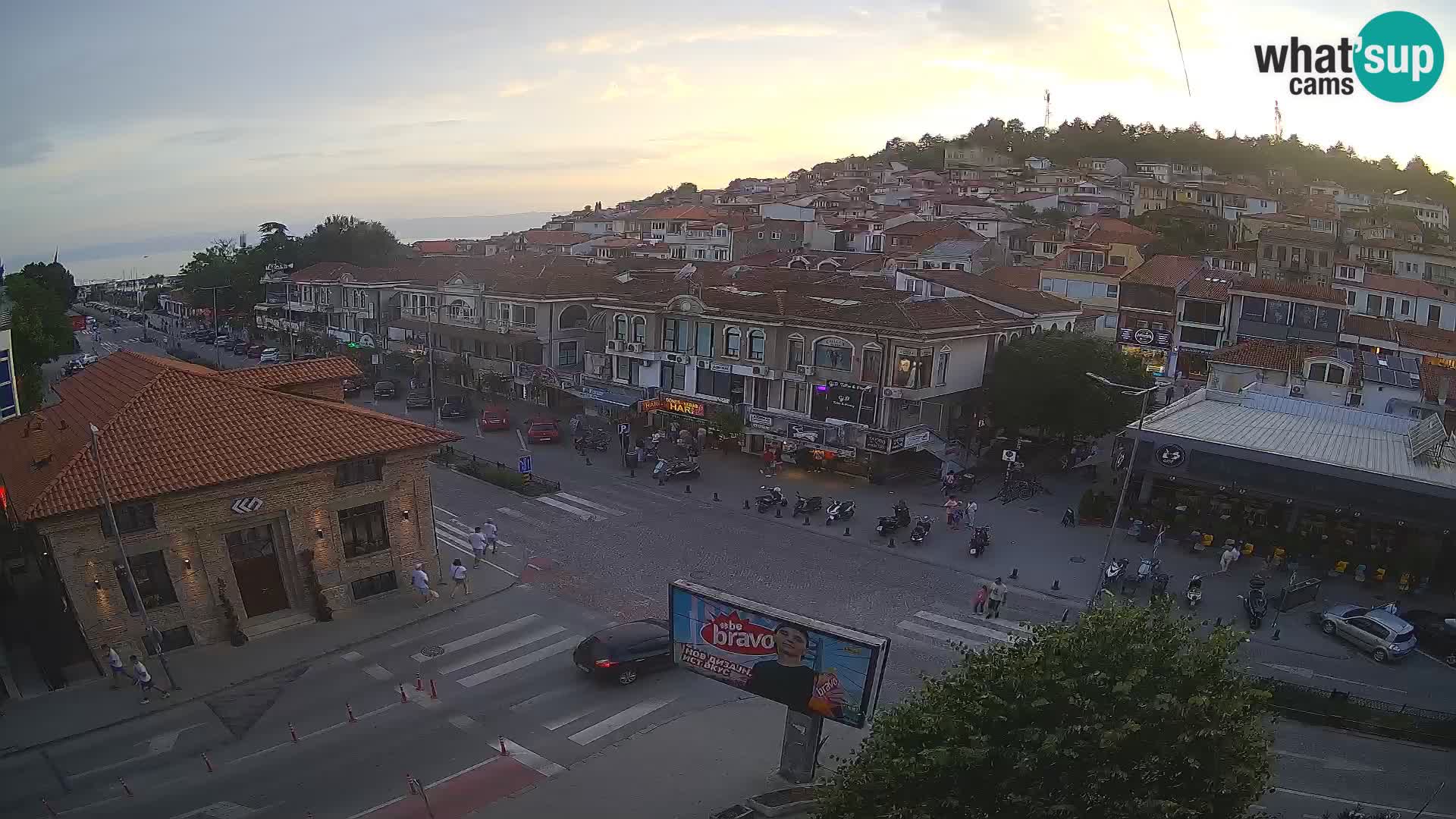 Webcam de la vieille ville et du centre d’Ohrid