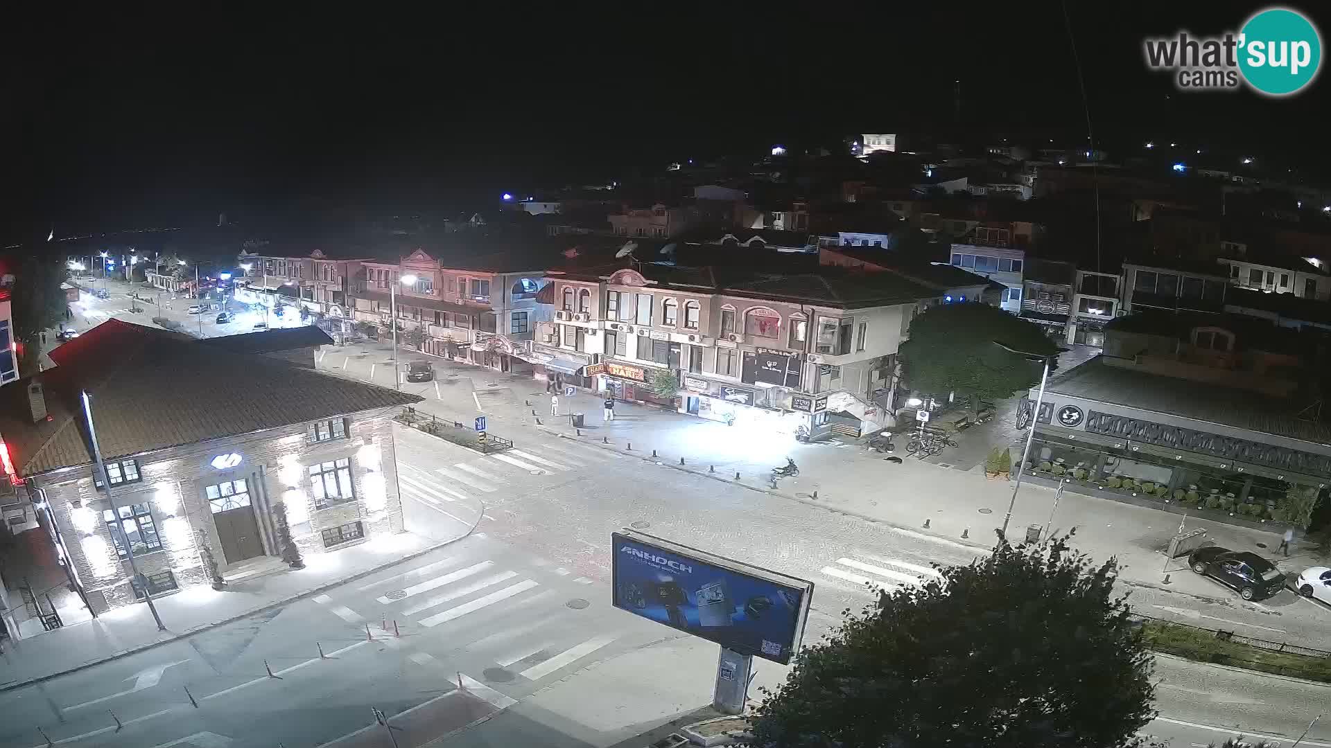 Webcam de la vieille ville et du centre d’Ohrid