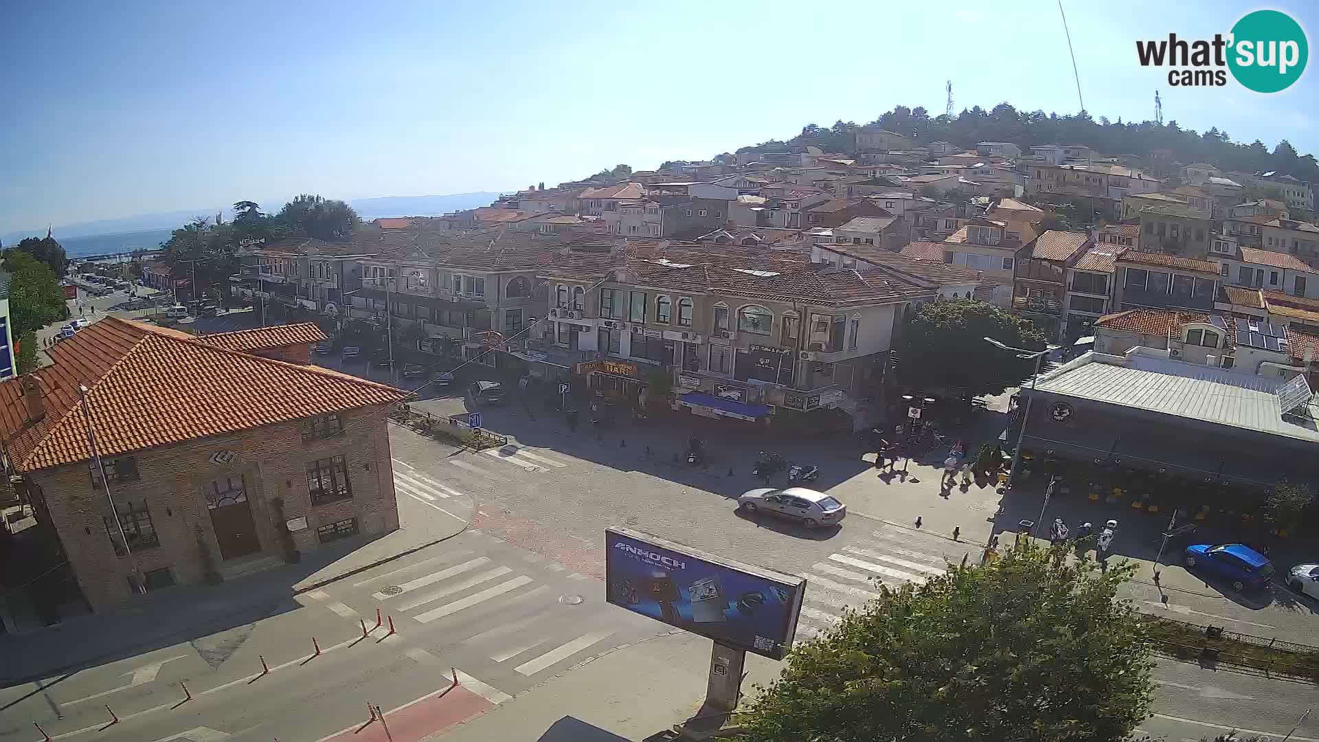 Webcam de la vieille ville et du centre d’Ohrid