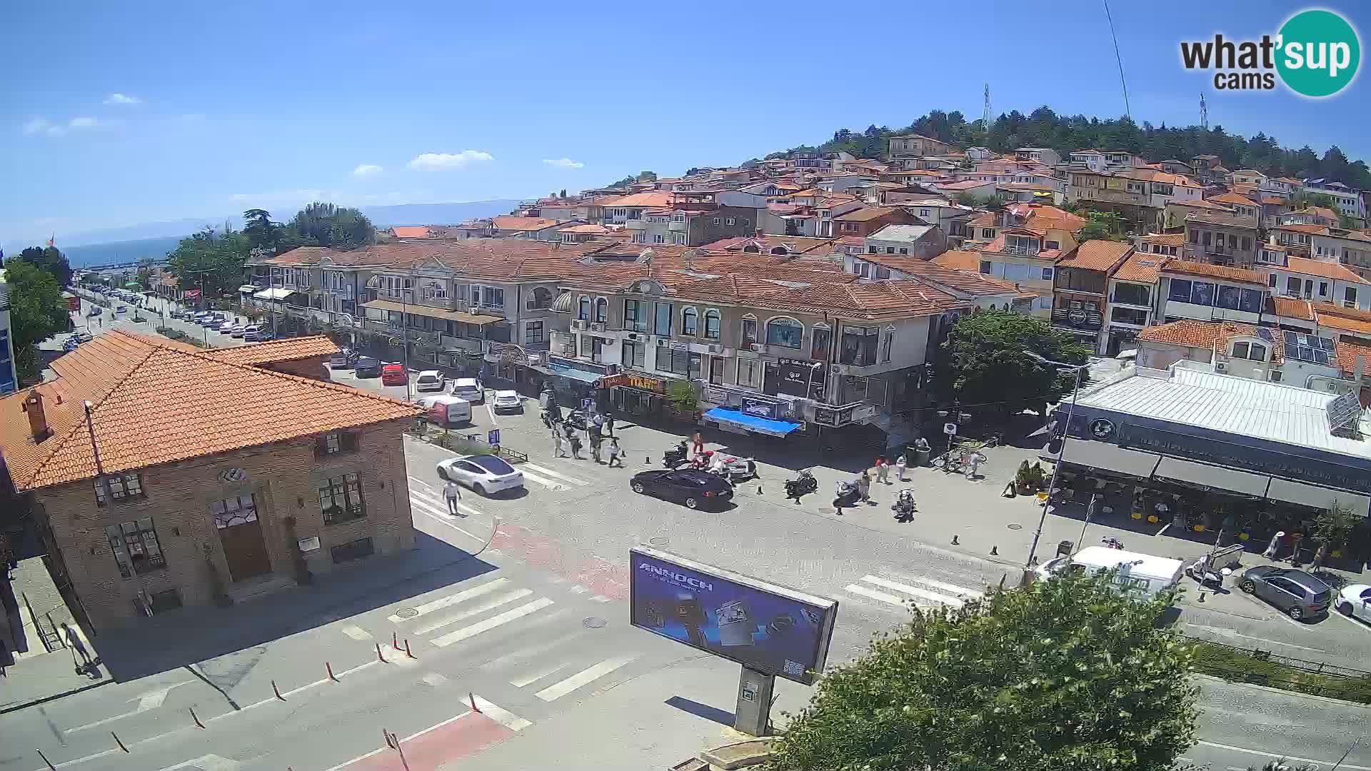 Webcam Altstadt und Zentrum von Ohrid