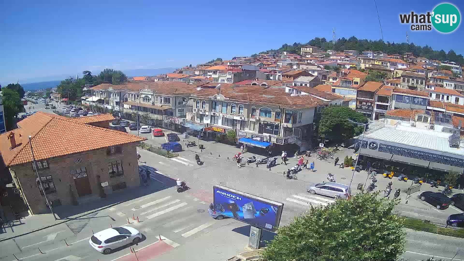Webcam Ohrid old town and center