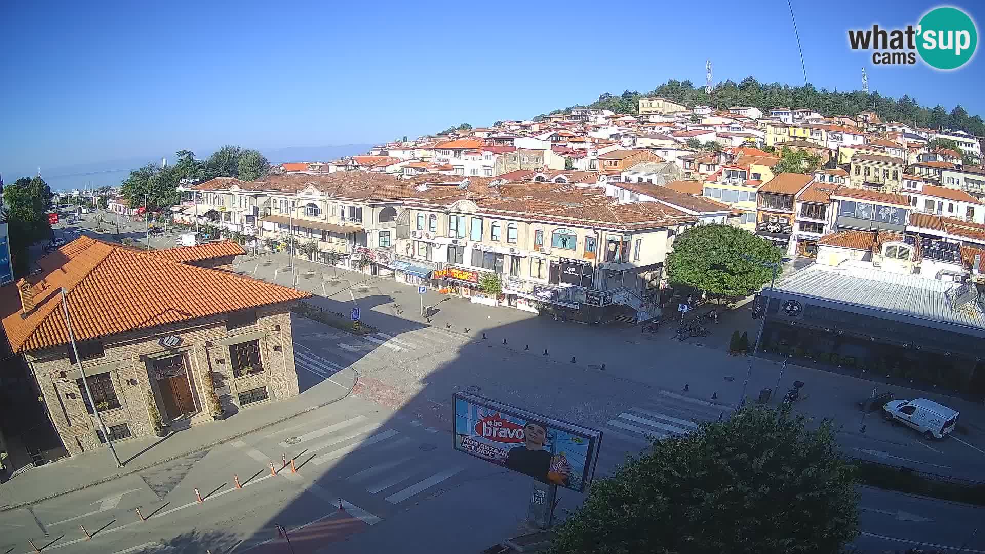 Webcam de la vieille ville et du centre d’Ohrid