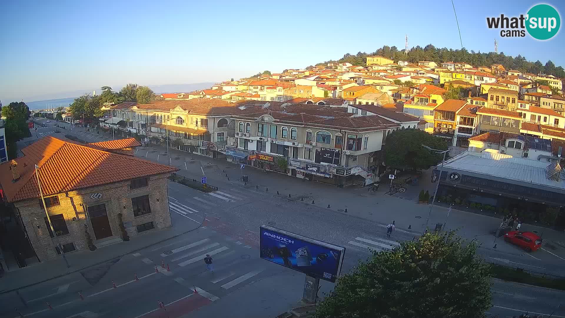 Webcam Ohrid old town and center