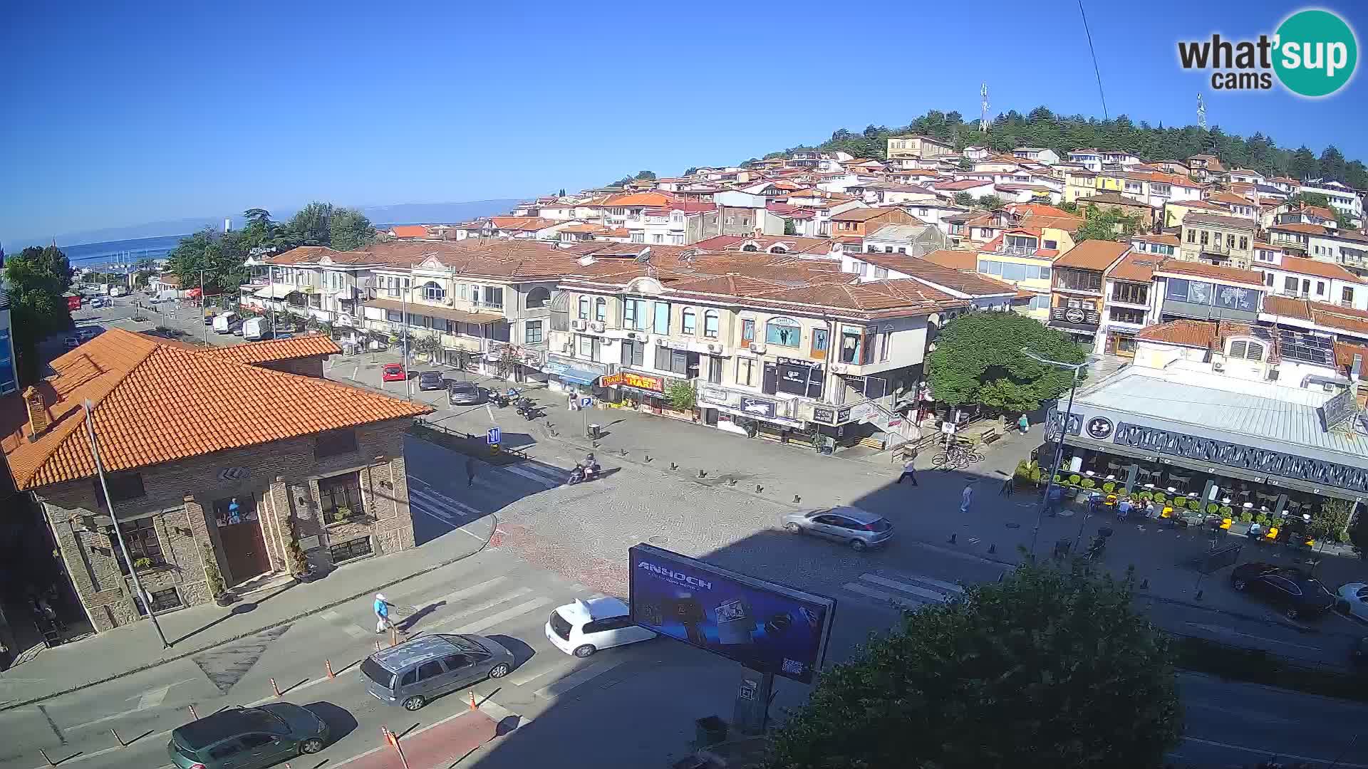 Webcam Ohrid old town and center