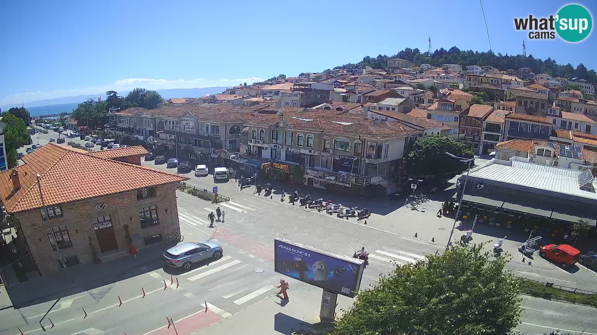 Webcam Ohrid old town and center