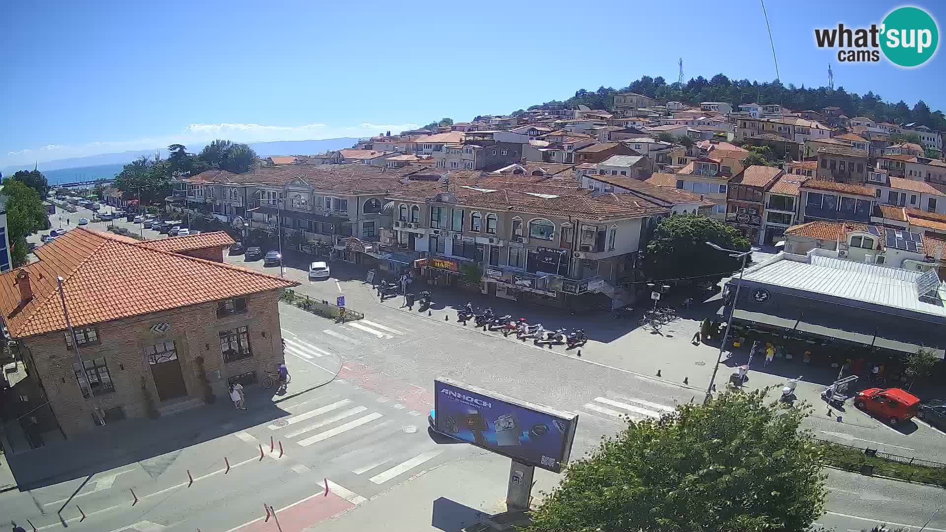 Webcam Ohrid old town and center