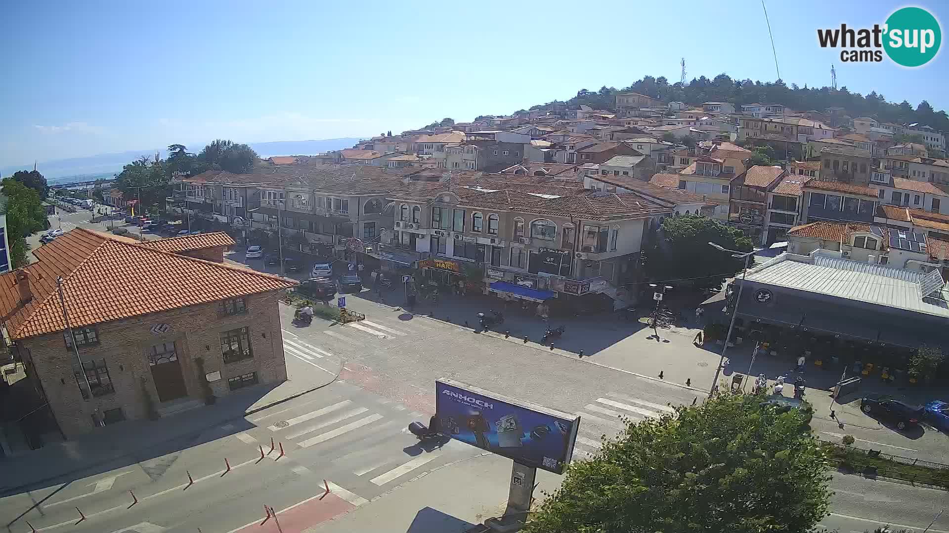 Webcam Ohrid old town and center