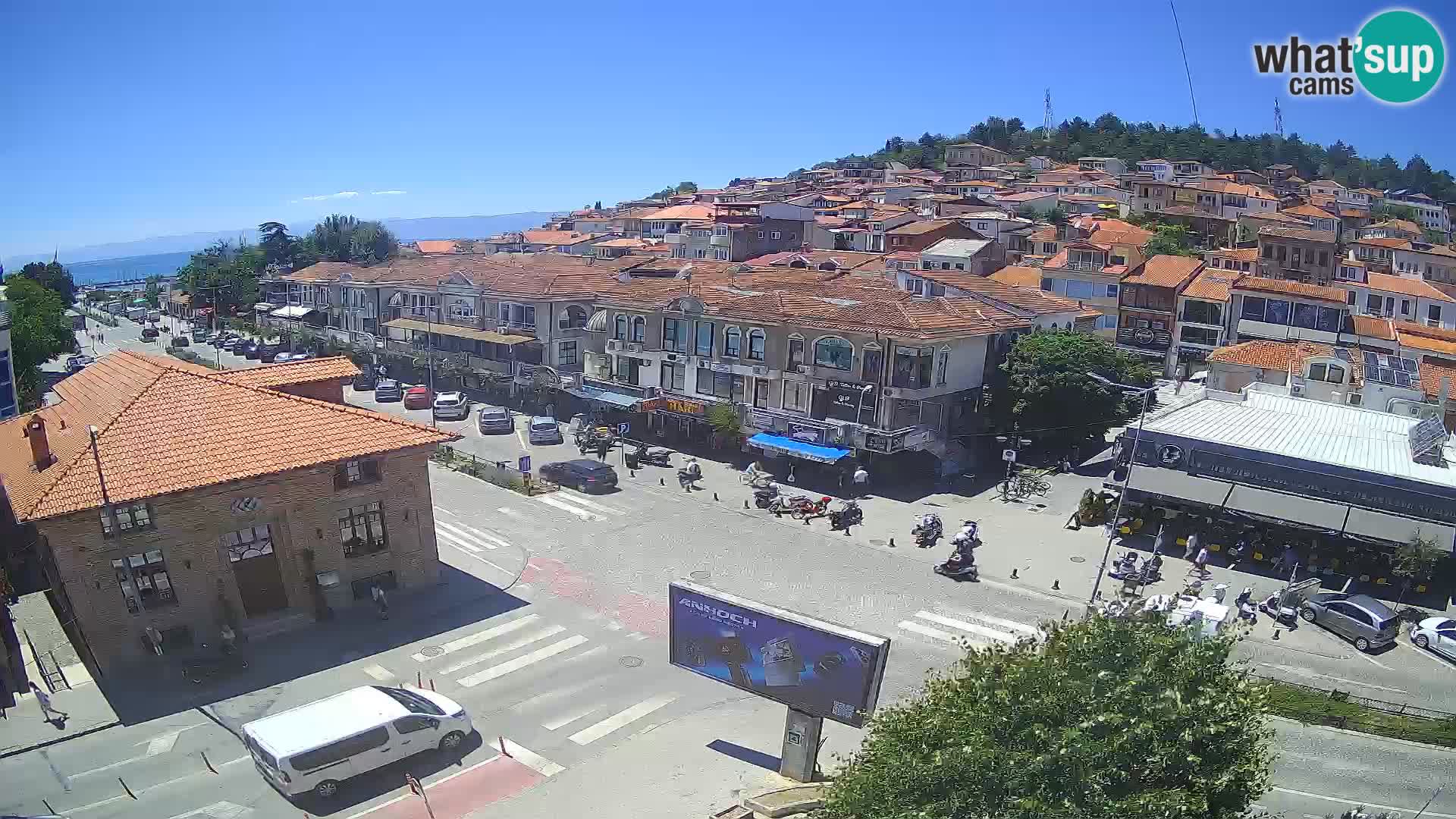 Webcam de la vieille ville et du centre d’Ohrid