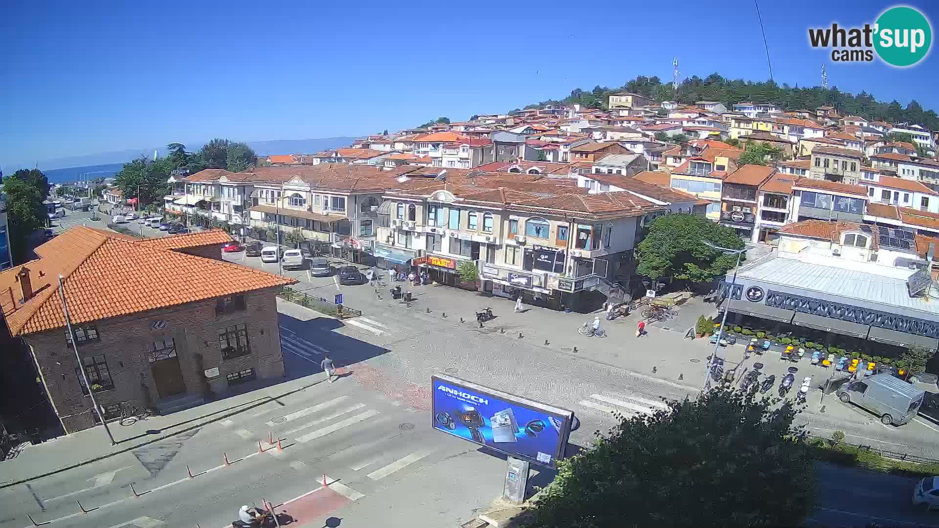Webcam Ohrid old town and center