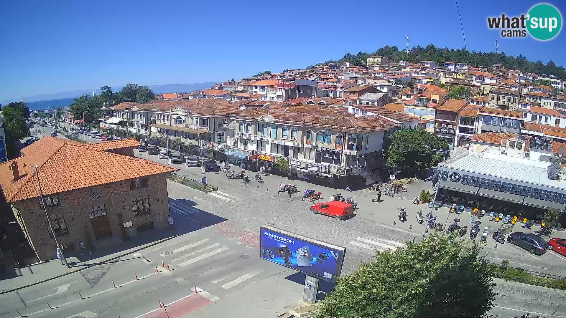Webcam Ohrid old town and center