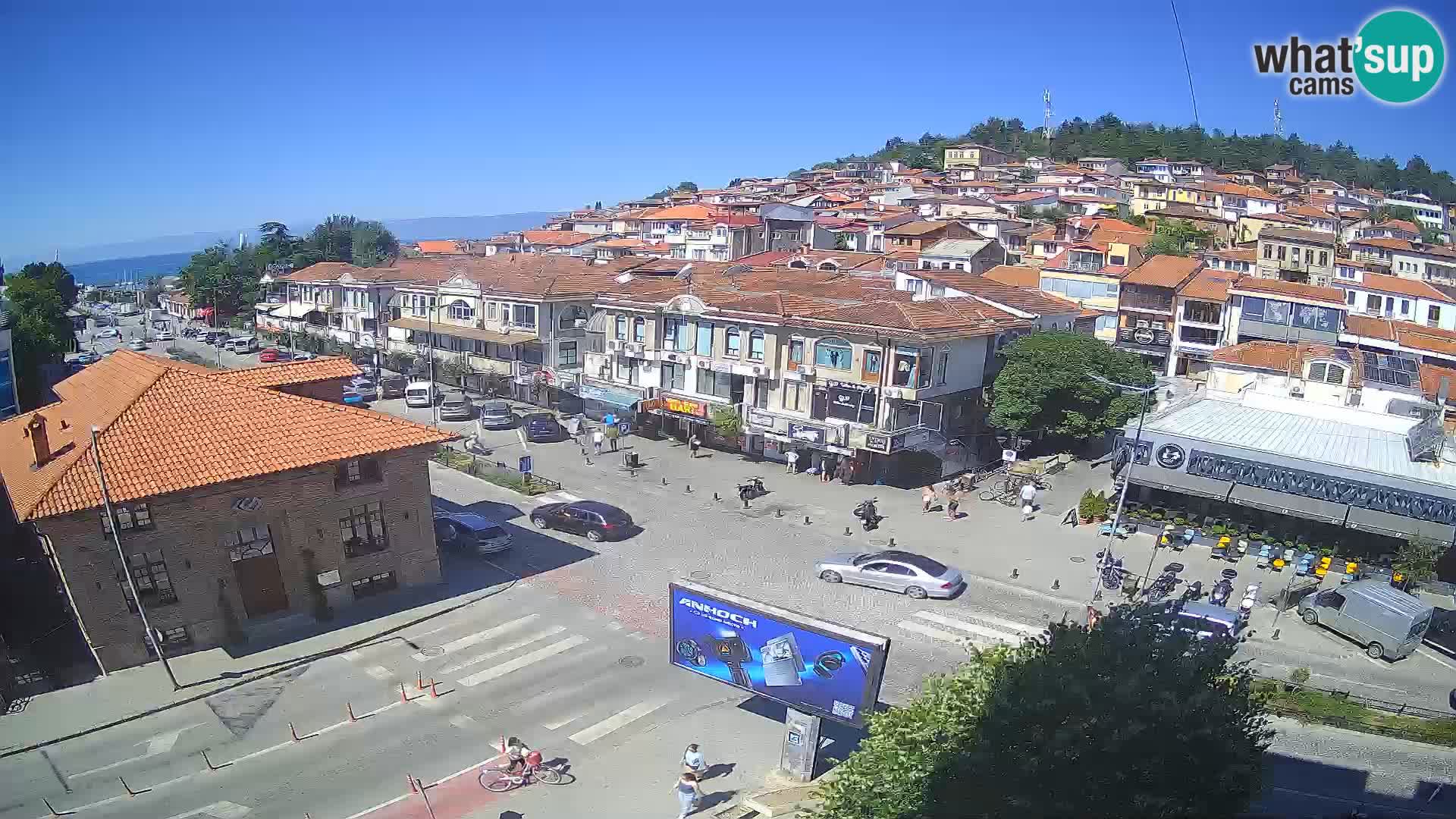 Webcam Altstadt und Zentrum von Ohrid