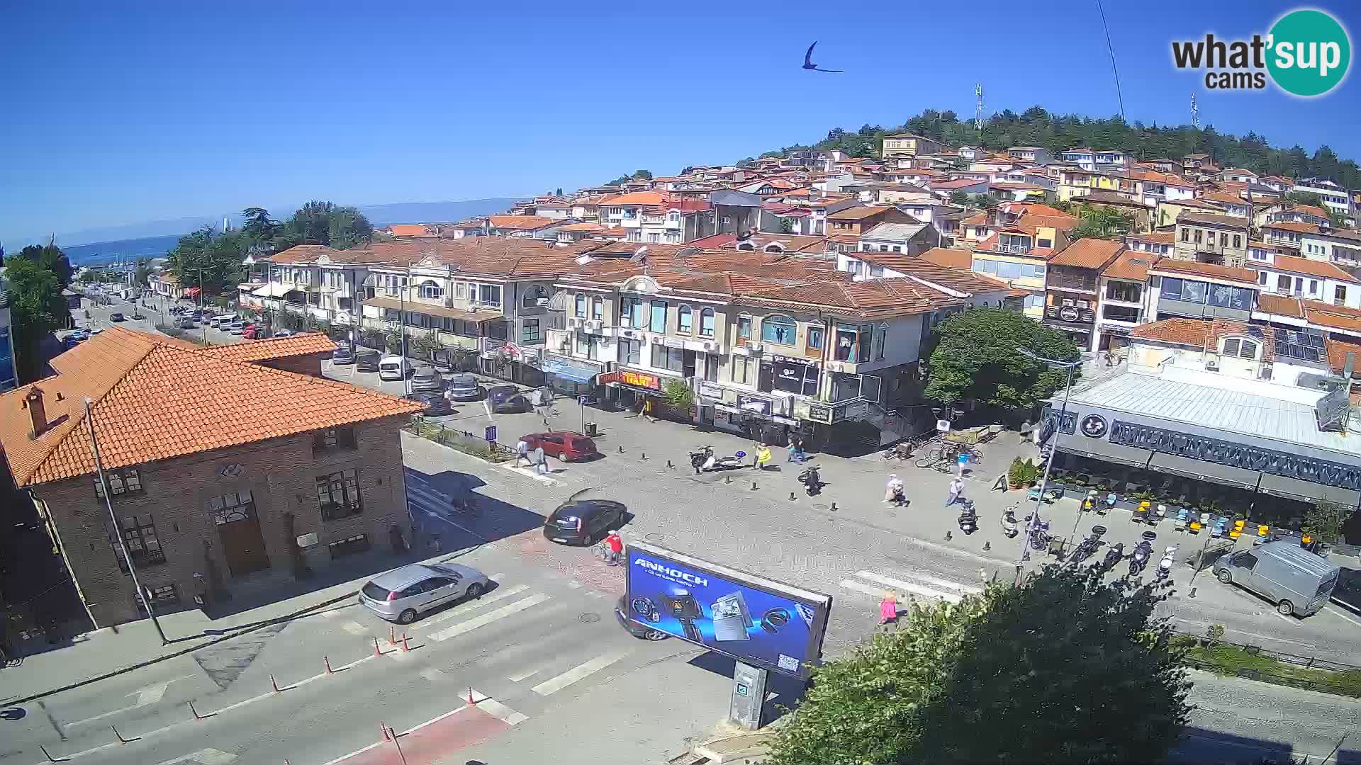 Webcam Ohrid old town and center