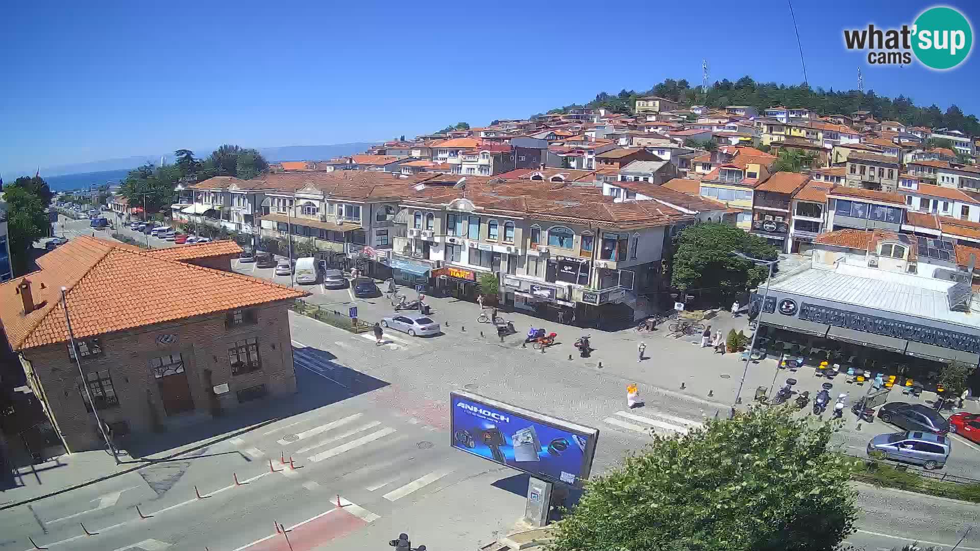 Webcam Altstadt und Zentrum von Ohrid