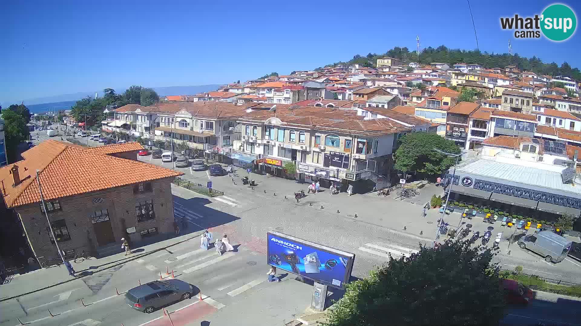 Webcam de la vieille ville et du centre d’Ohrid
