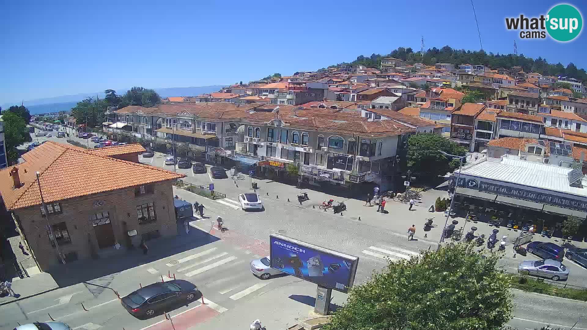 Webcam Ohrid old town and center