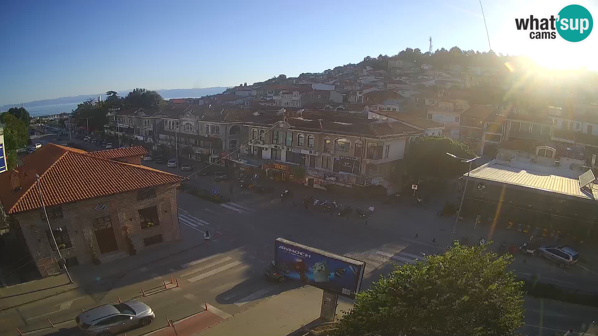 Webcam Ohrid old town and center