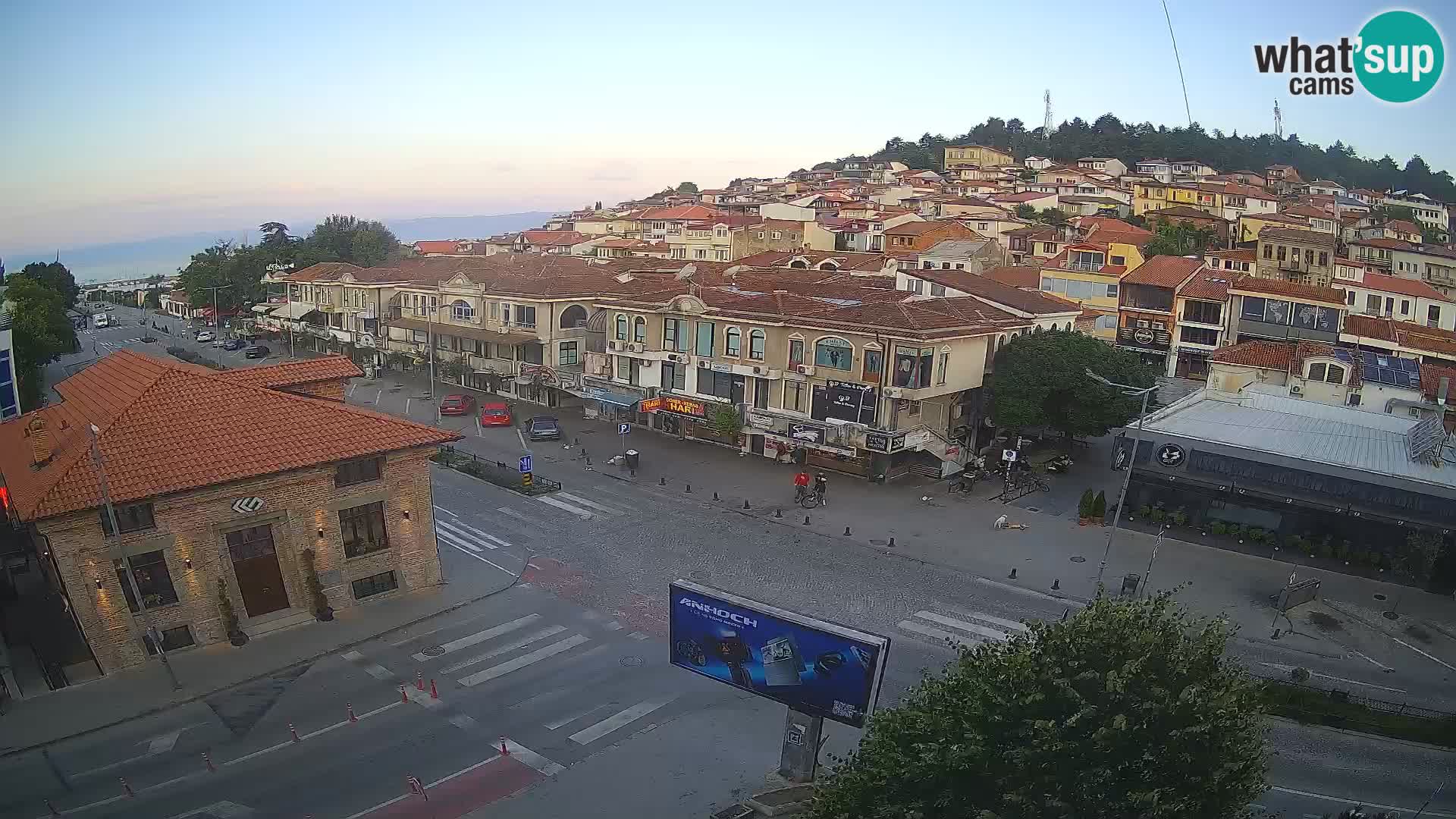 Webcam de la vieille ville et du centre d’Ohrid