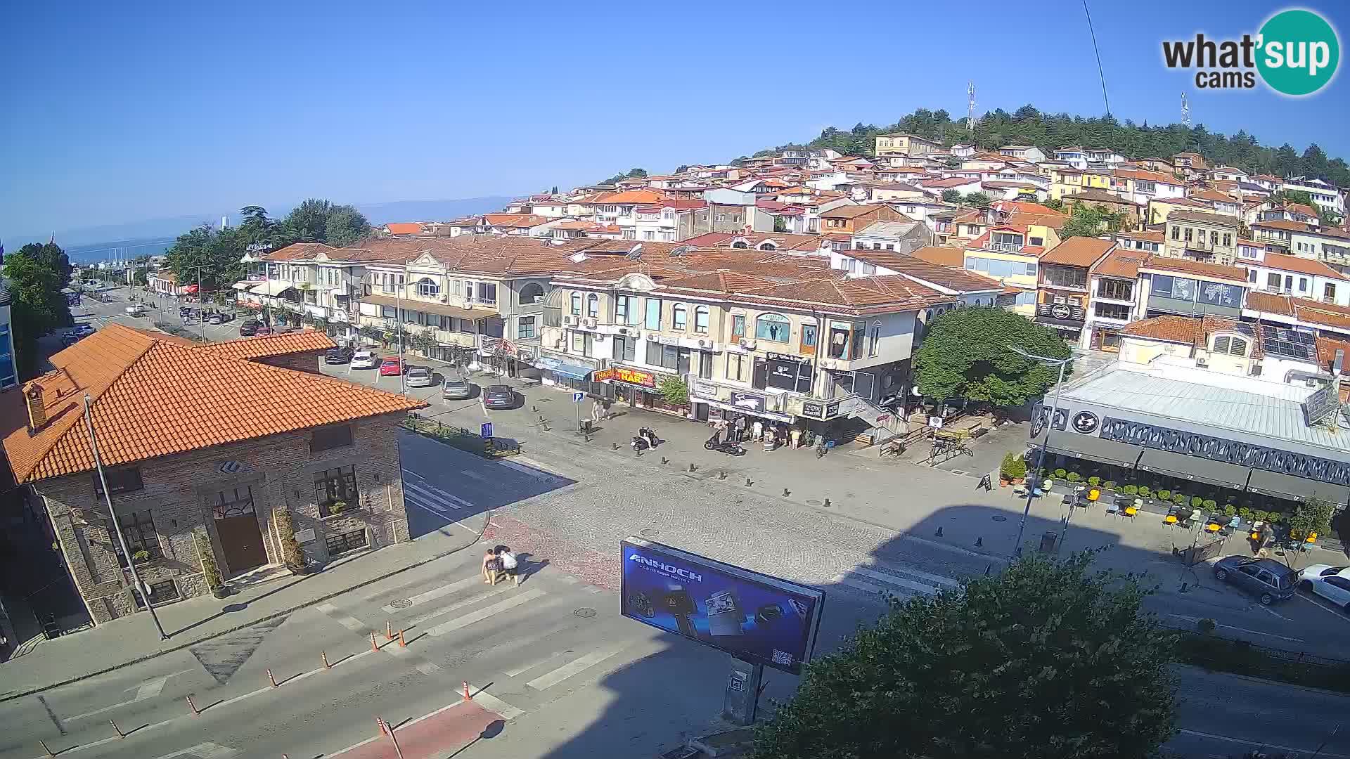 Webcam Ohrid old town and center