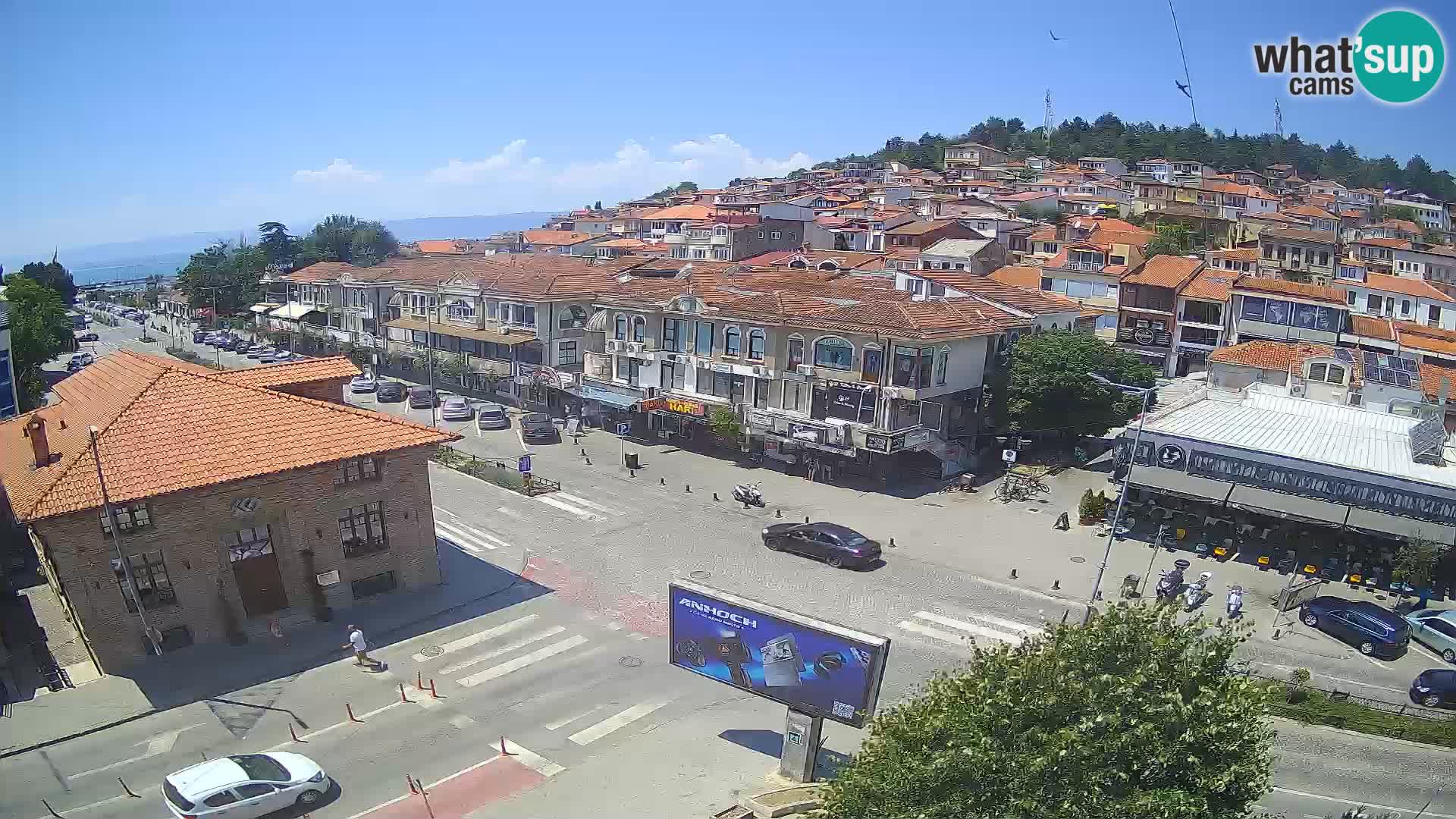 Webcam de la vieille ville et du centre d’Ohrid