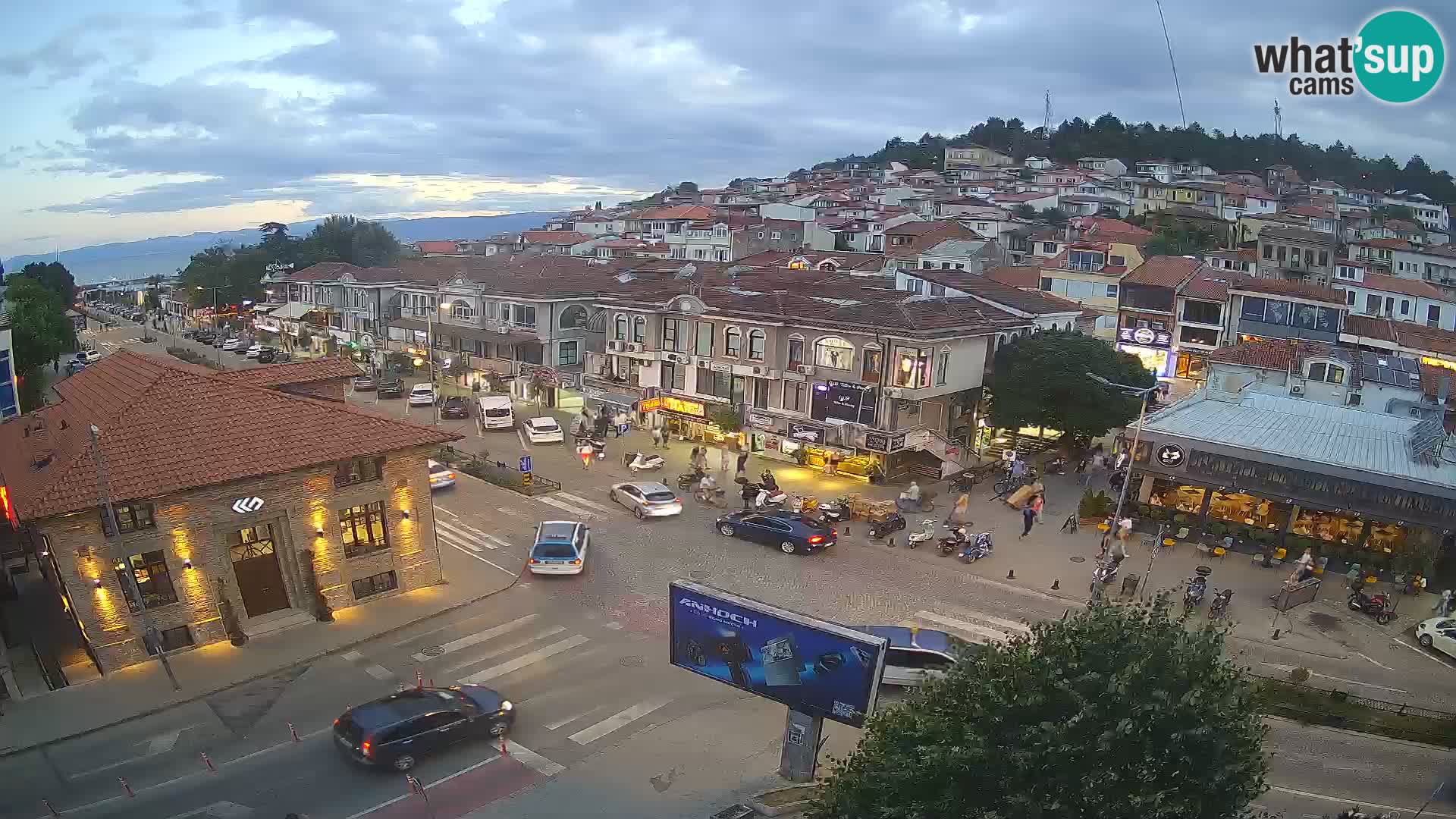 Webcam de la vieille ville et du centre d’Ohrid