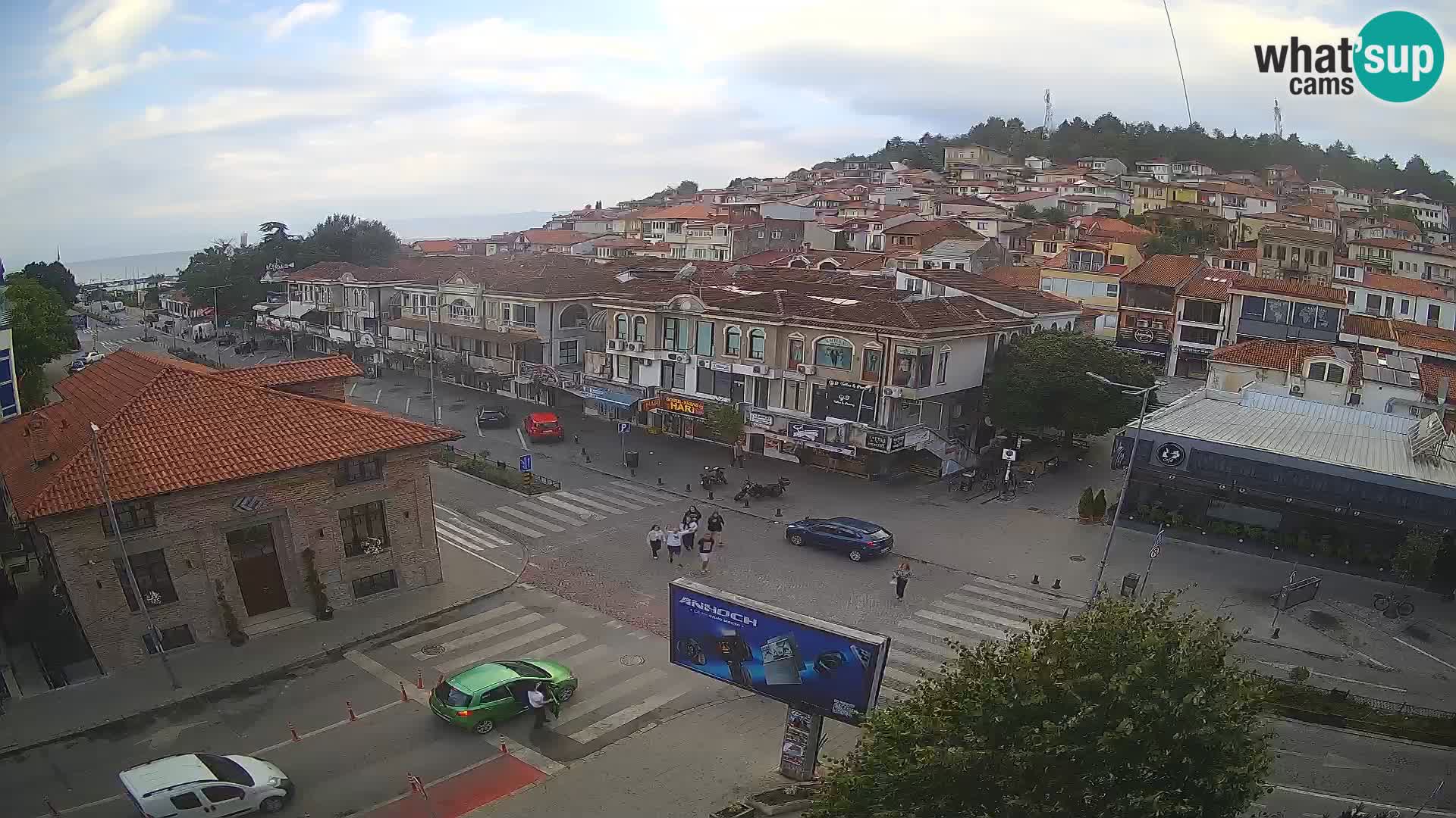 Webcam de la vieille ville et du centre d’Ohrid