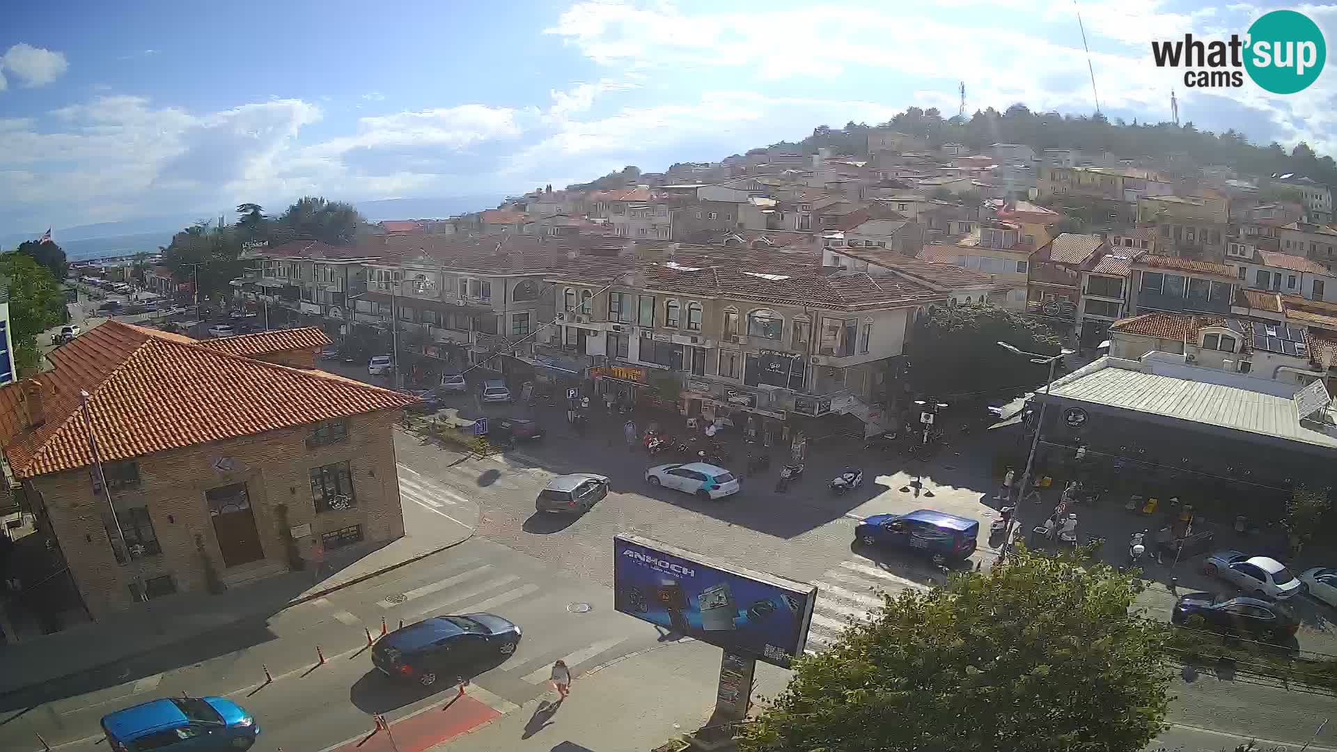 Webcam Ohrid old town and center