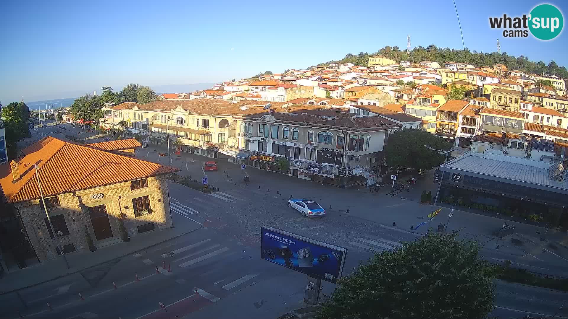 Webcam de la vieille ville et du centre d’Ohrid