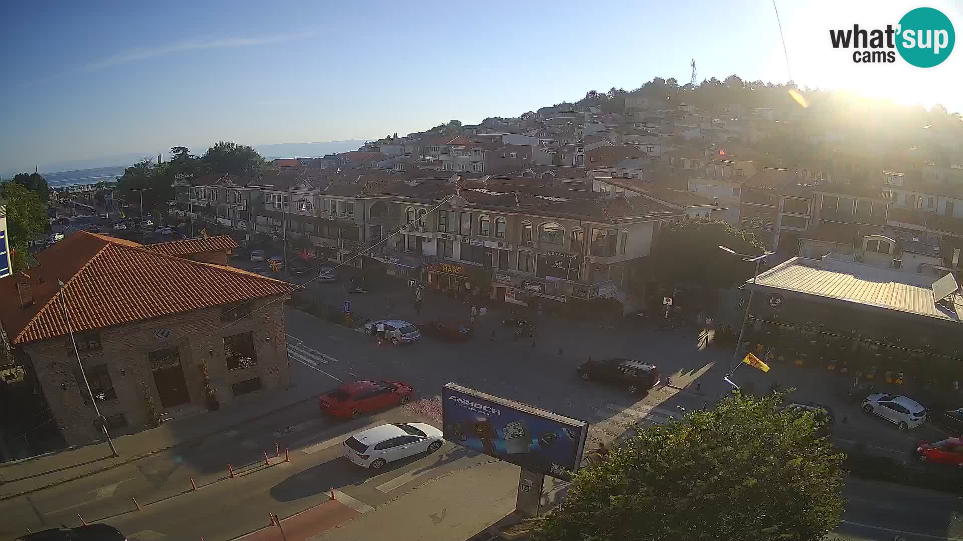 Webcam Ohrid old town and center