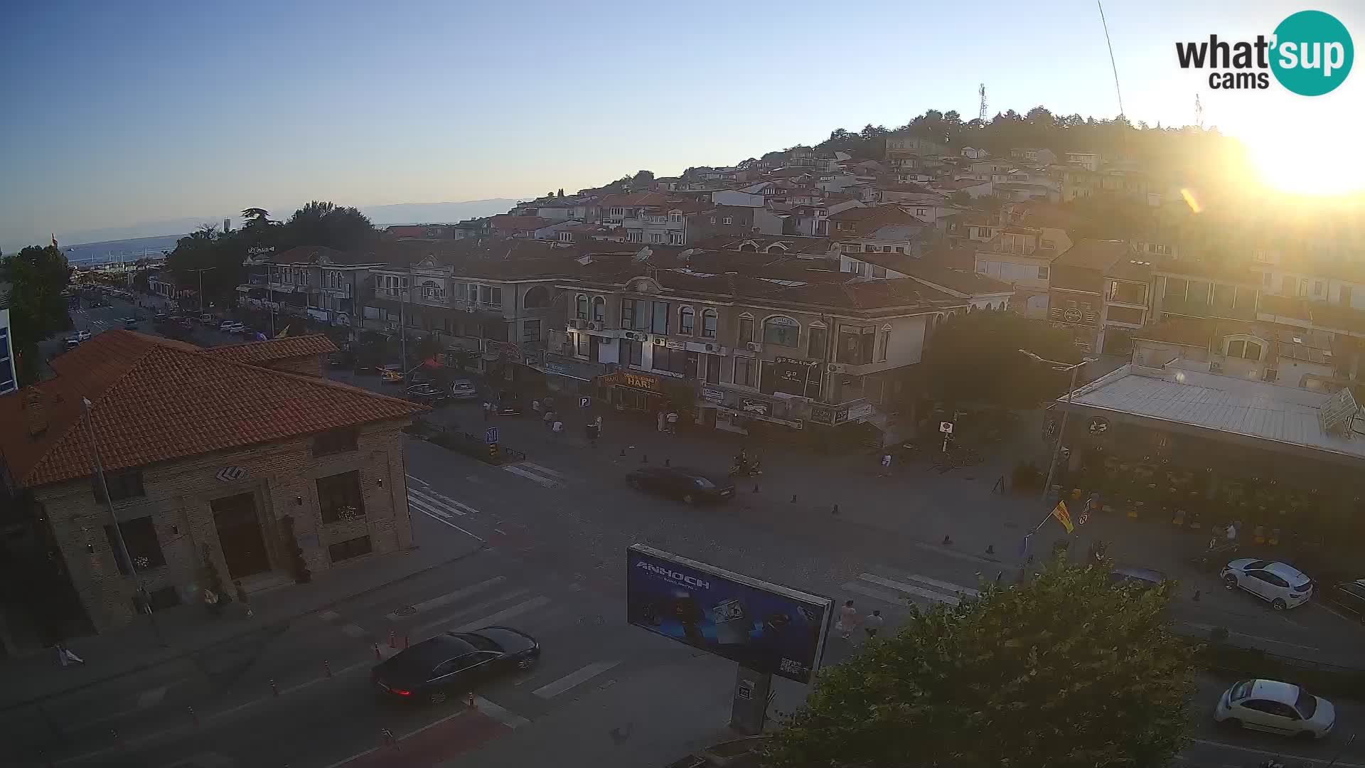 Webcam Ohrid old town and center