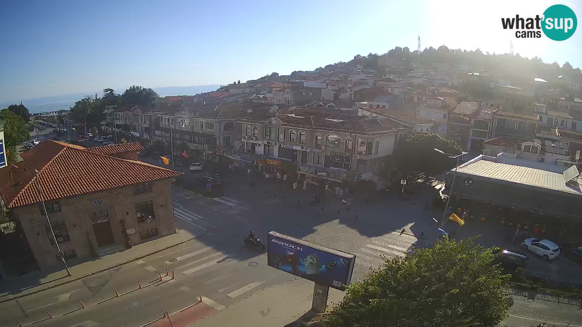 Webcam Ohrid old town and center