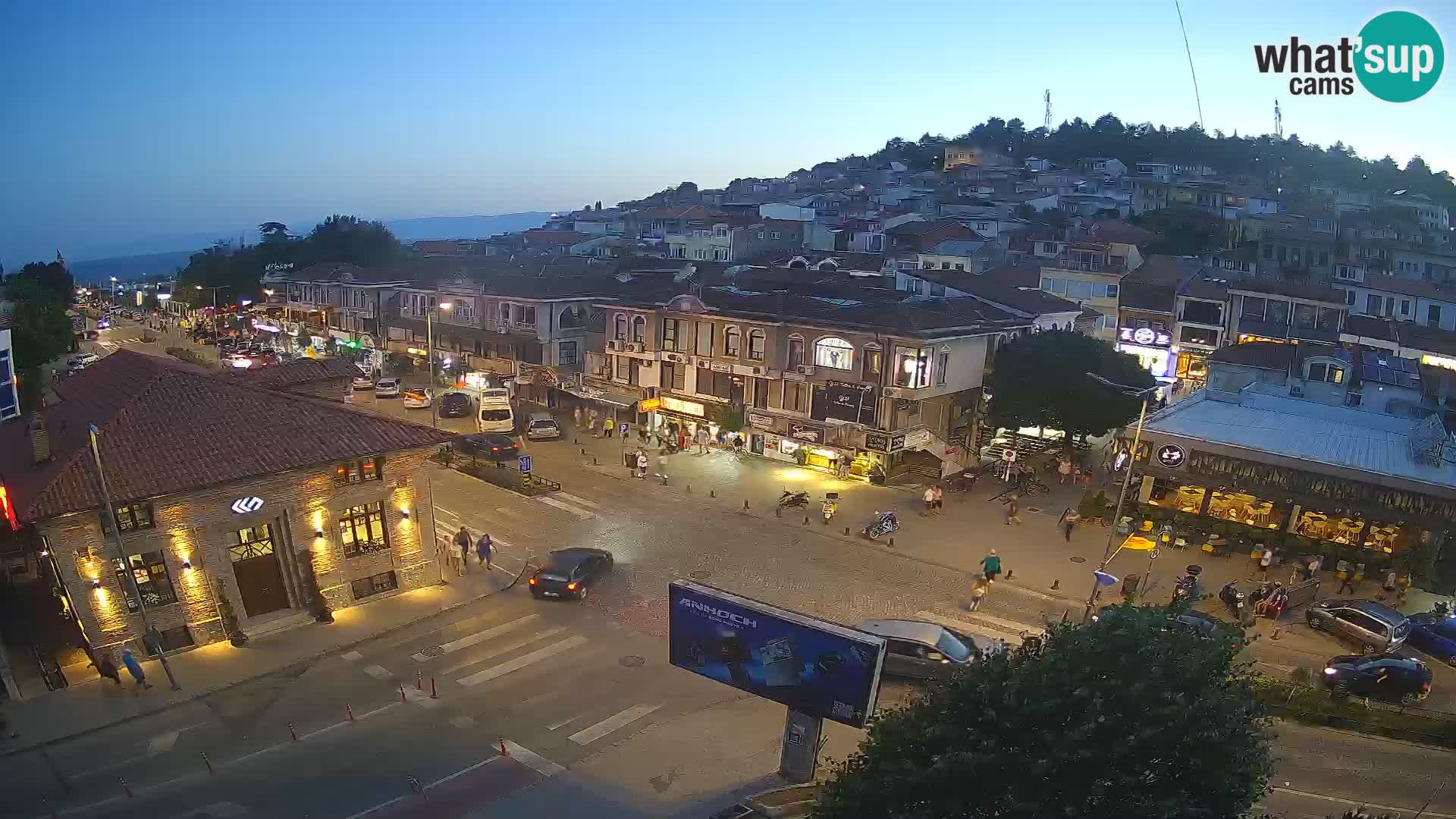 Webcam de la vieille ville et du centre d’Ohrid