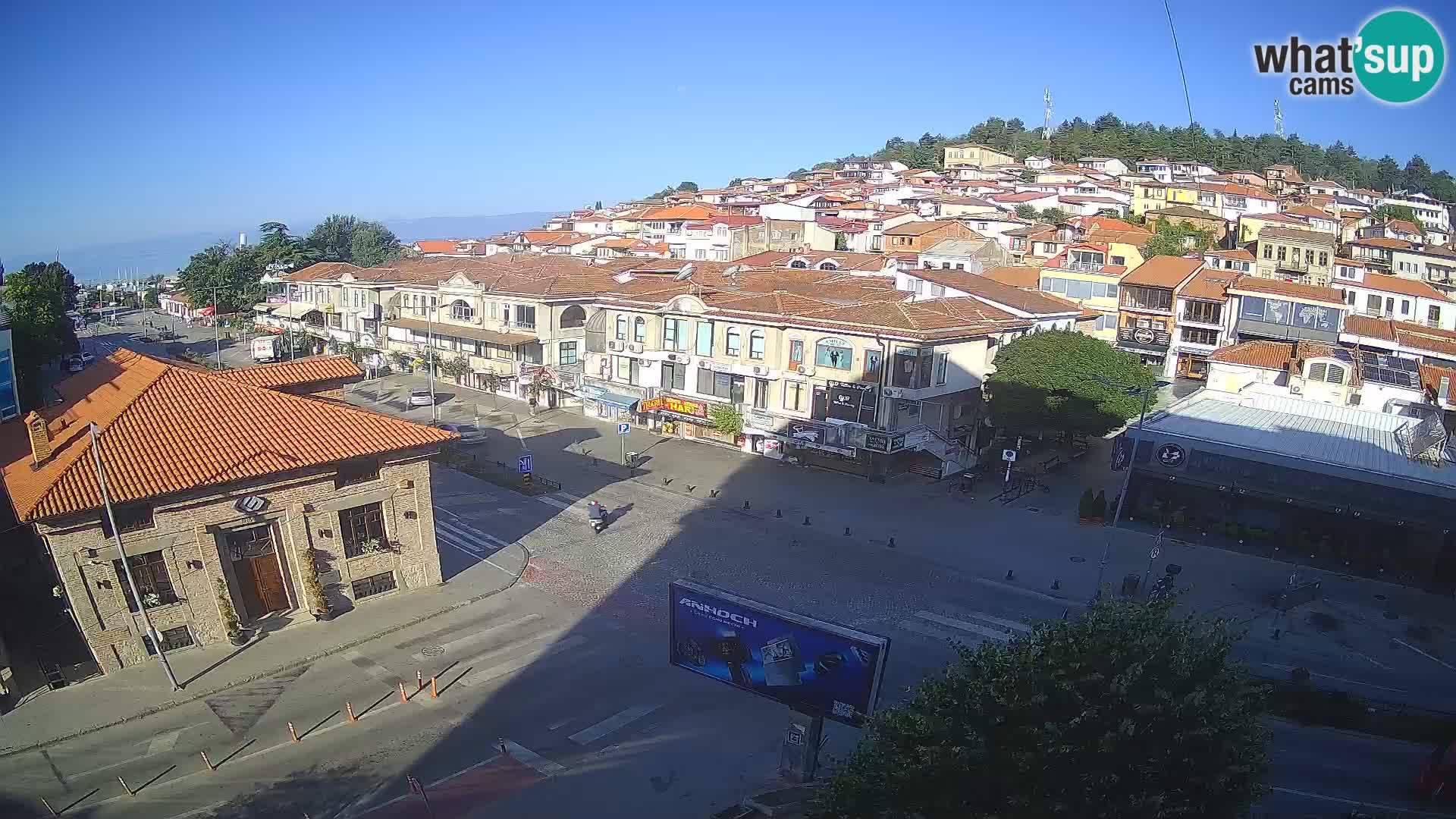 Webcam de la vieille ville et du centre d’Ohrid