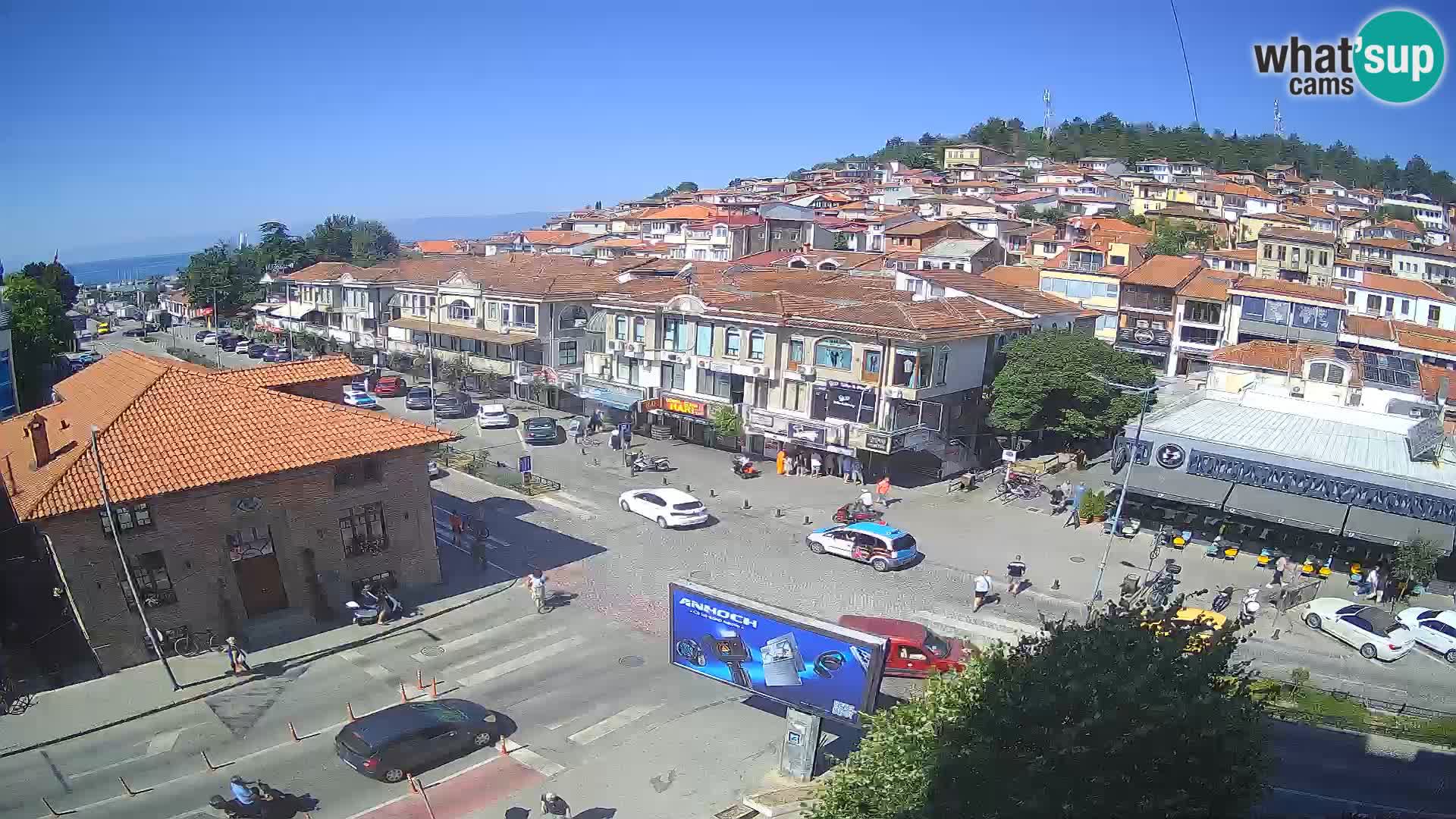 Webcam de la vieille ville et du centre d’Ohrid