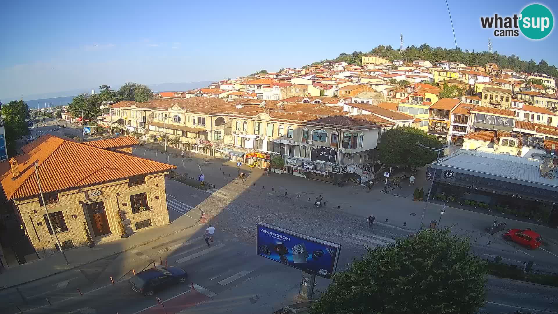 Webcam Altstadt und Zentrum von Ohrid