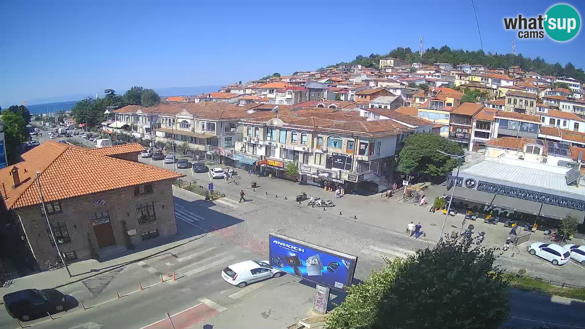 Webcam Altstadt und Zentrum von Ohrid