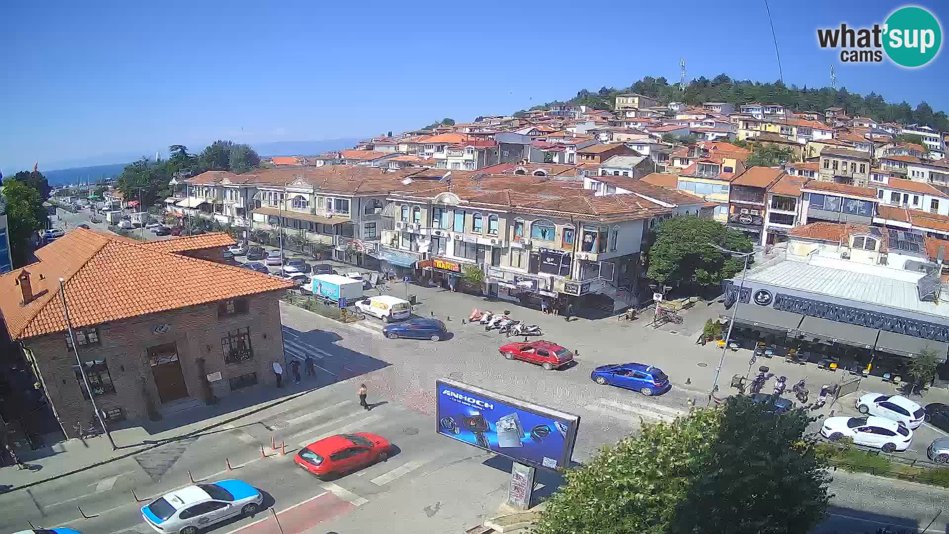 Webcam Altstadt und Zentrum von Ohrid