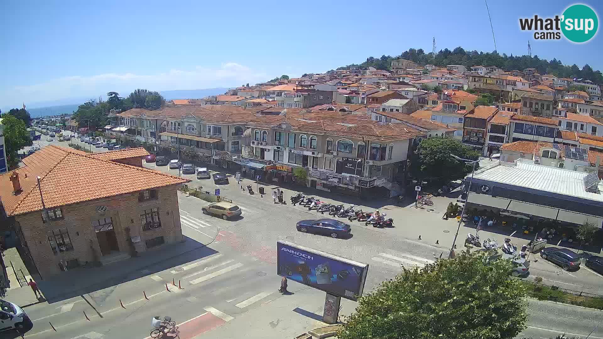 Webcam Altstadt und Zentrum von Ohrid