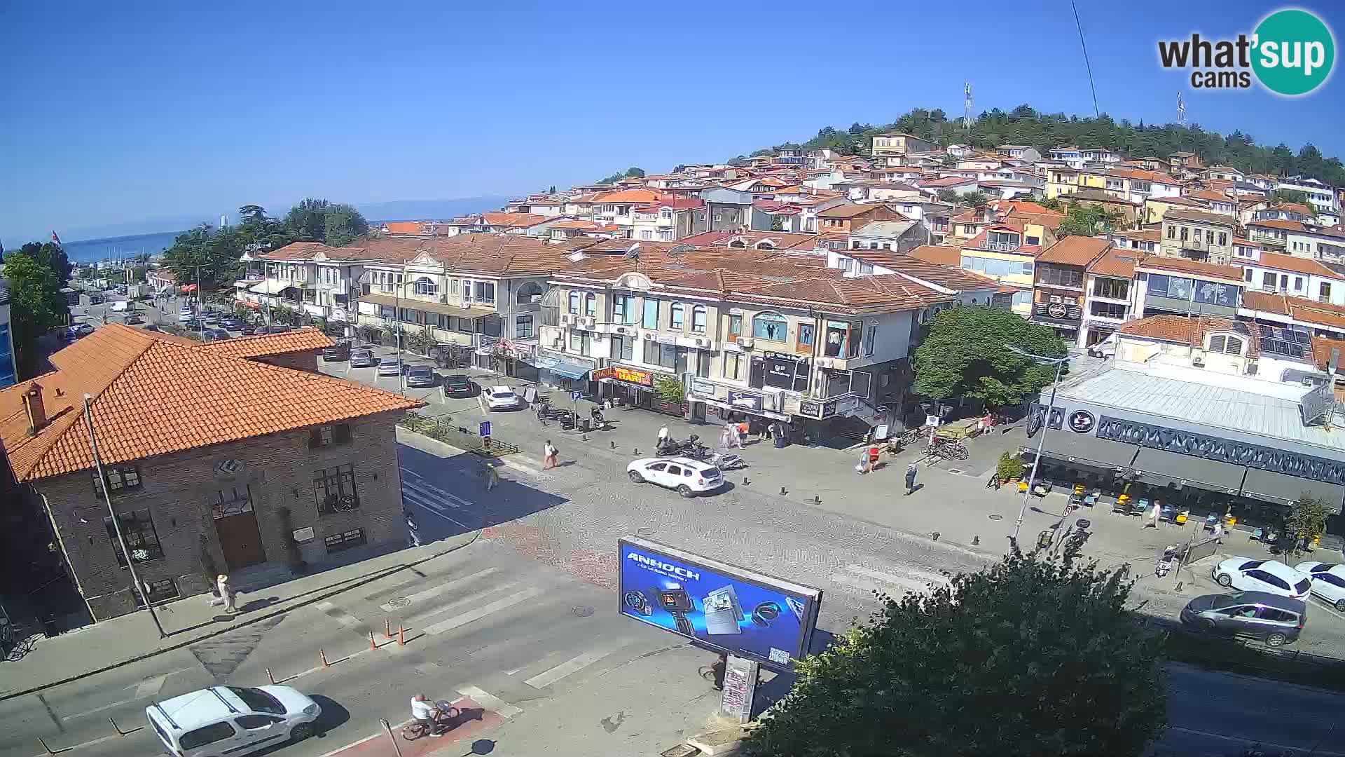Webcam Altstadt und Zentrum von Ohrid