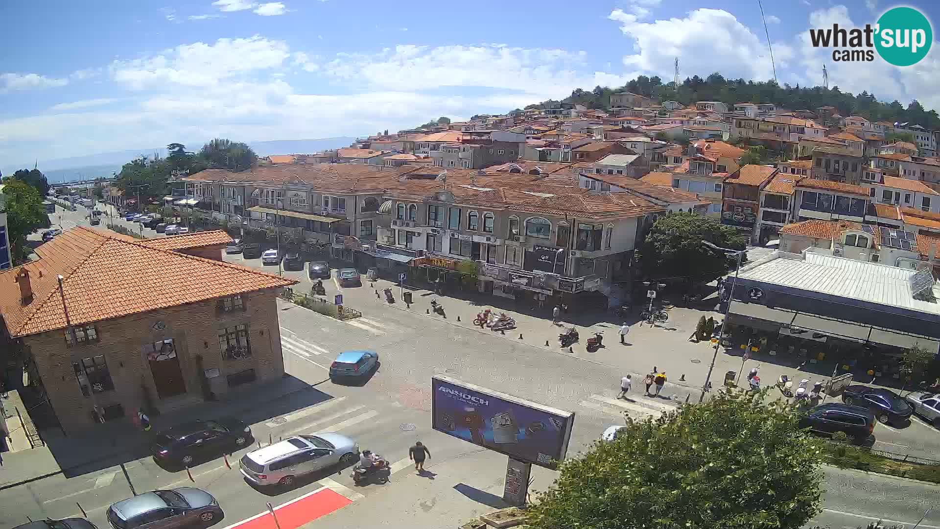 Webcam Ohrid old town and center