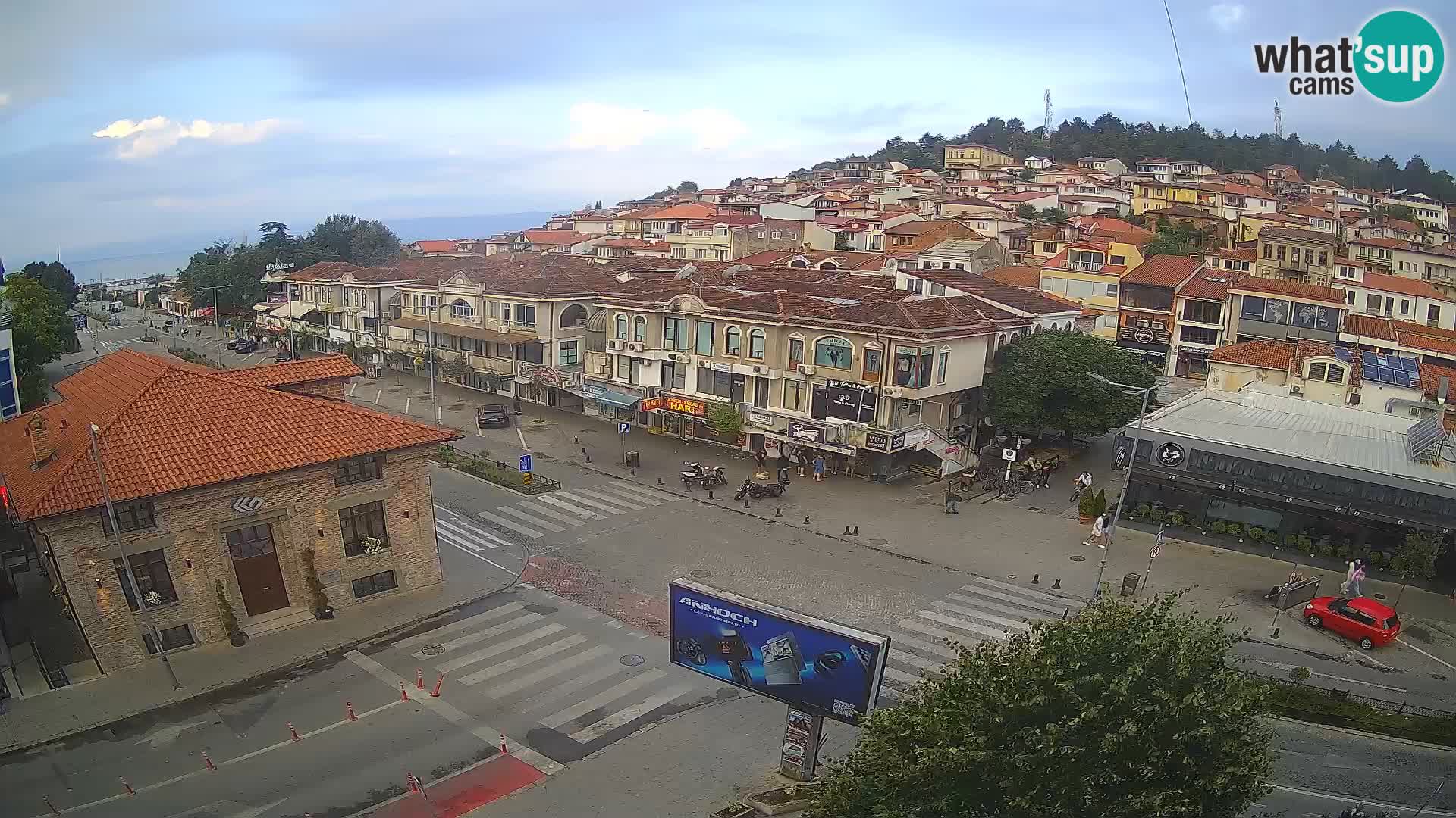 Webcam de la vieille ville et du centre d’Ohrid