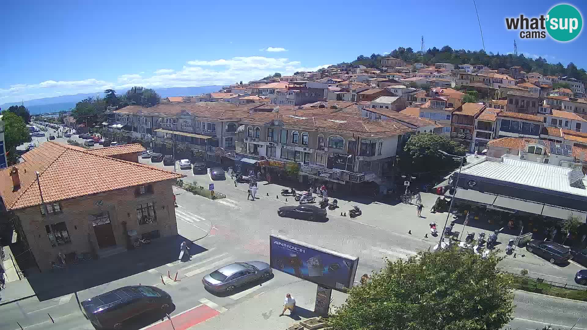Webcam Ohrid old town and center