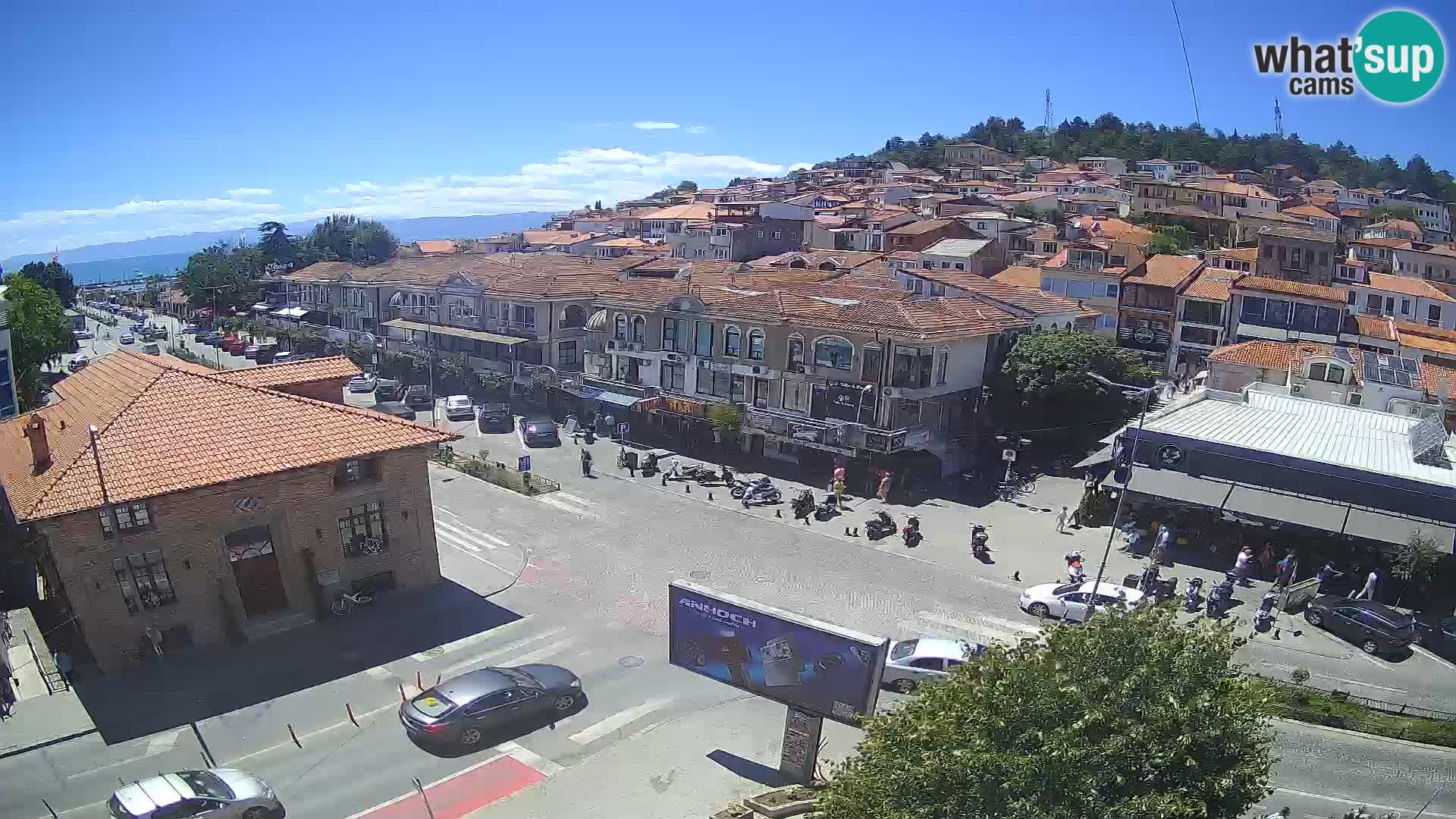 Webcam Ohrid old town and center