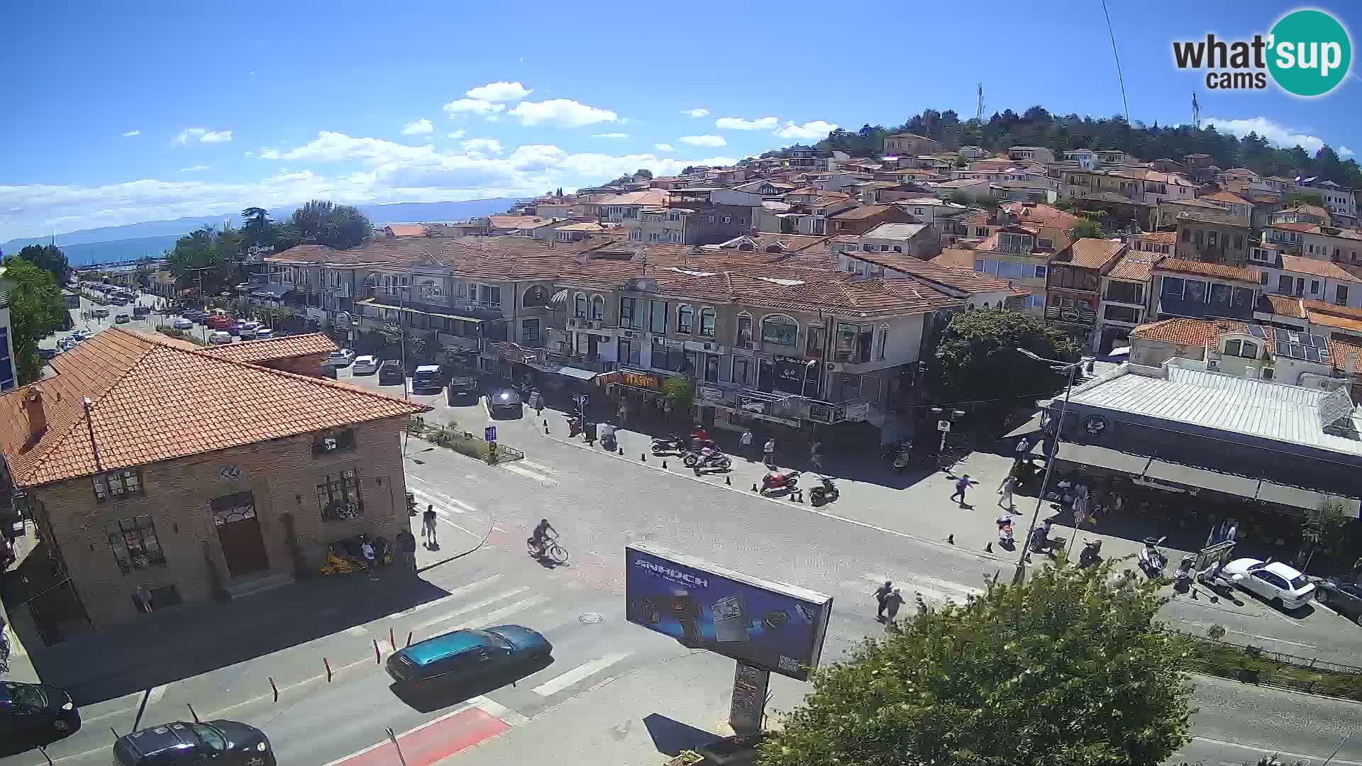 Webcam Ohrid old town and center