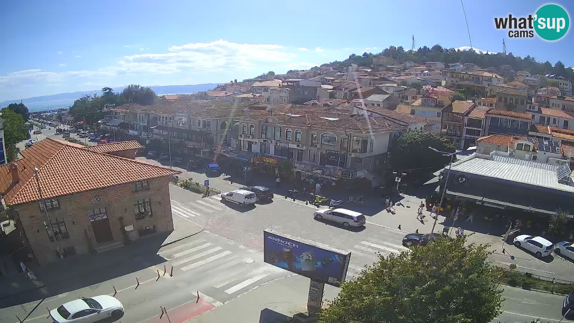 Webcam Altstadt und Zentrum von Ohrid