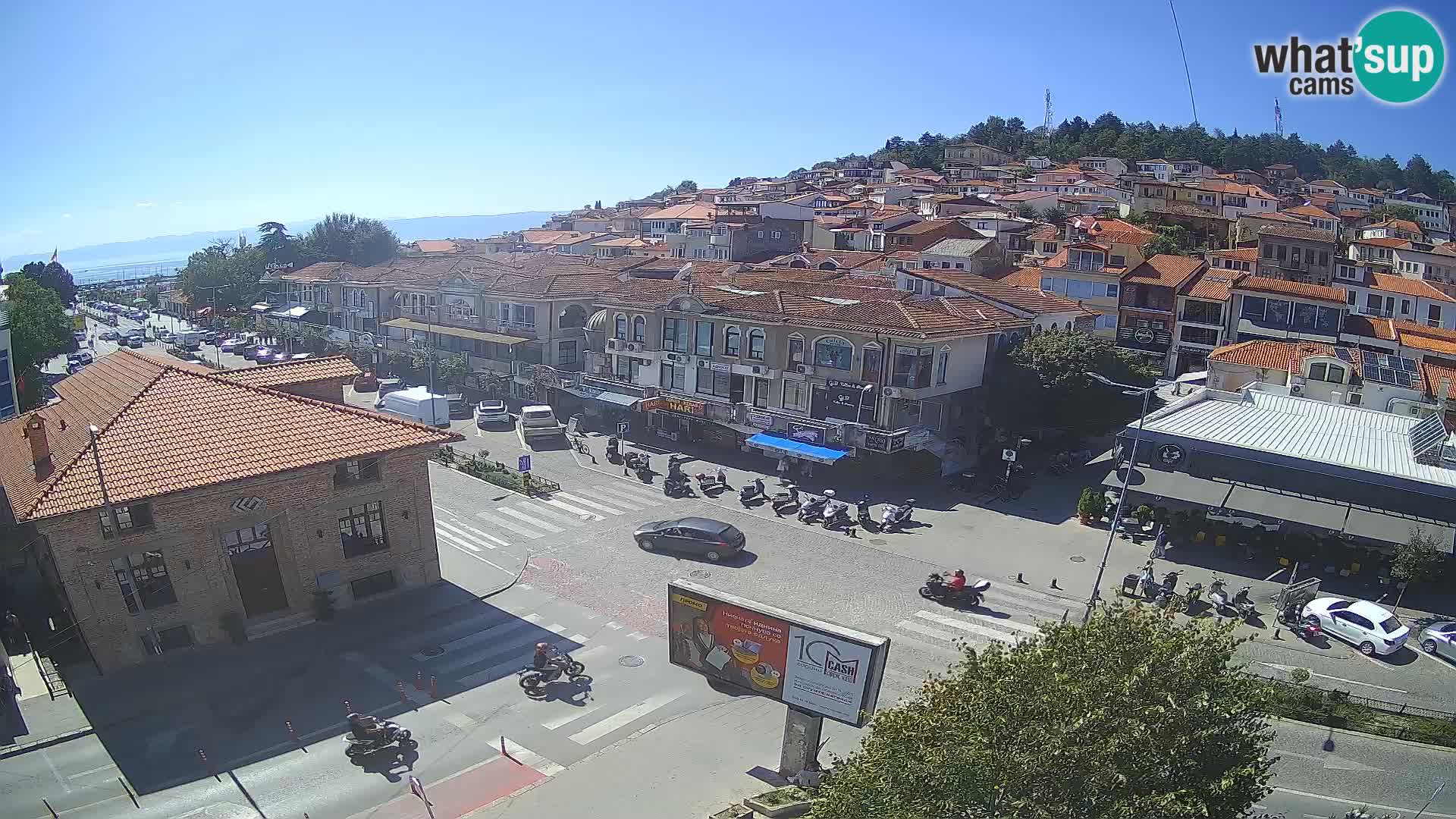 Webcam Ohrid old town and center