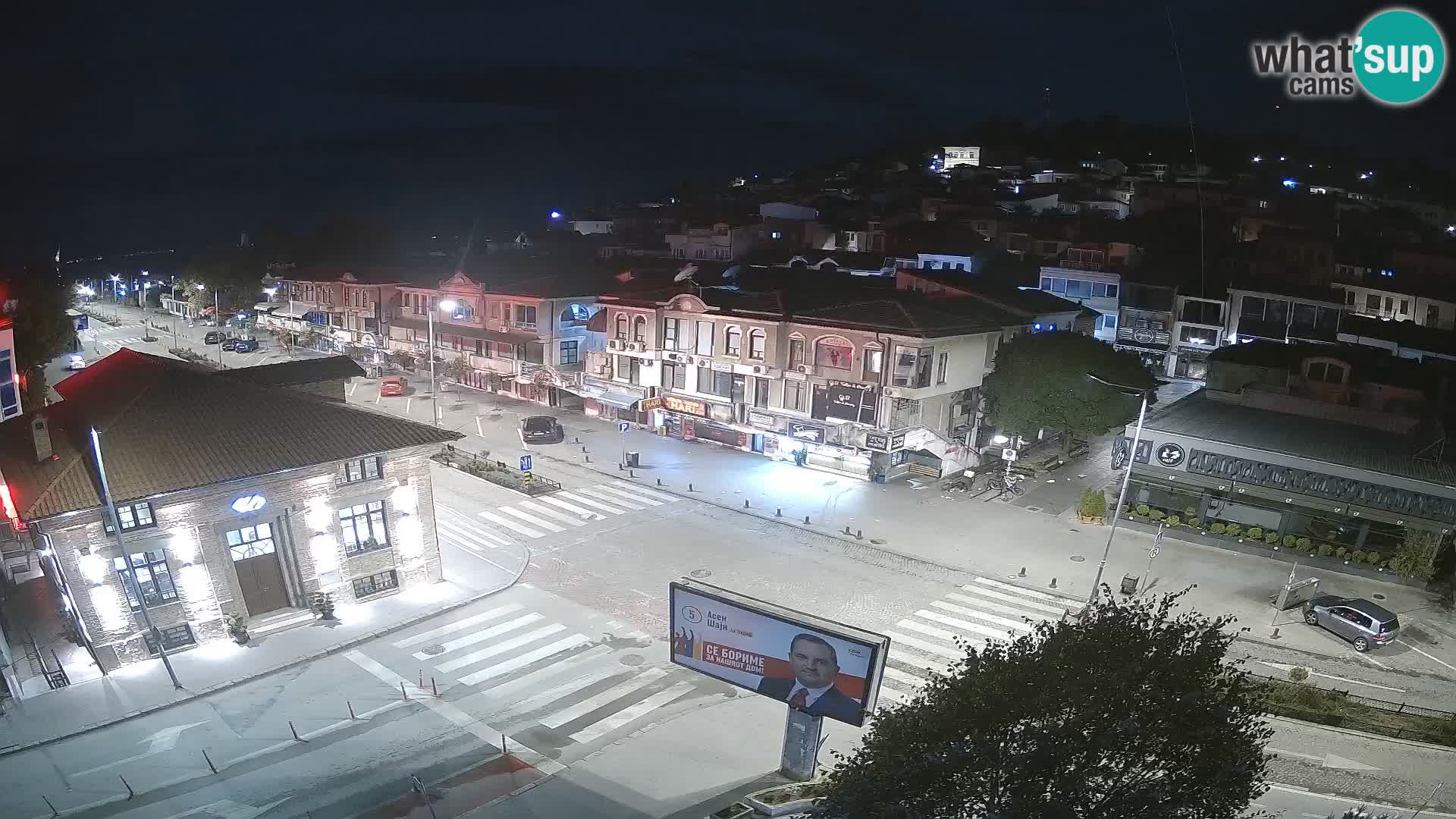 Webcam de la vieille ville et du centre d’Ohrid